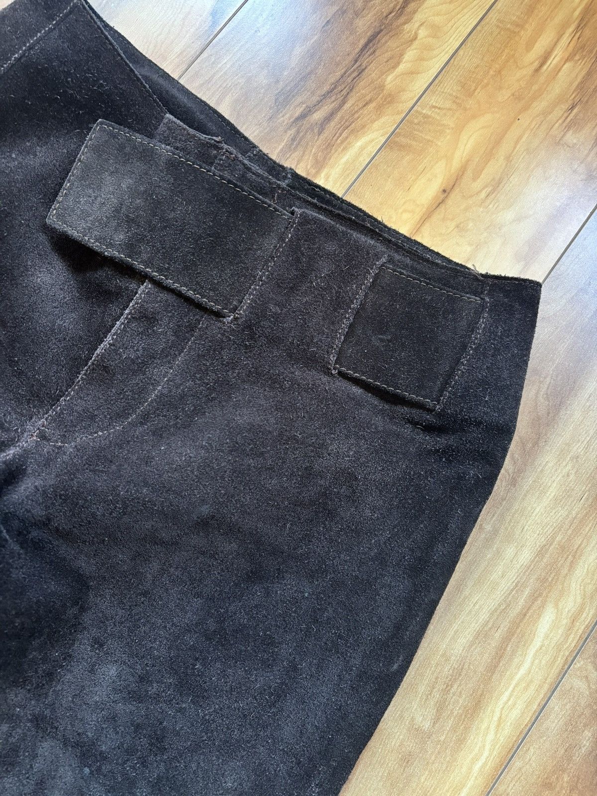 Dirk Bikkembergs Dirk Bikkembergs Runway Reverse Leather Pants Size US 29 - 2 Thumbnail