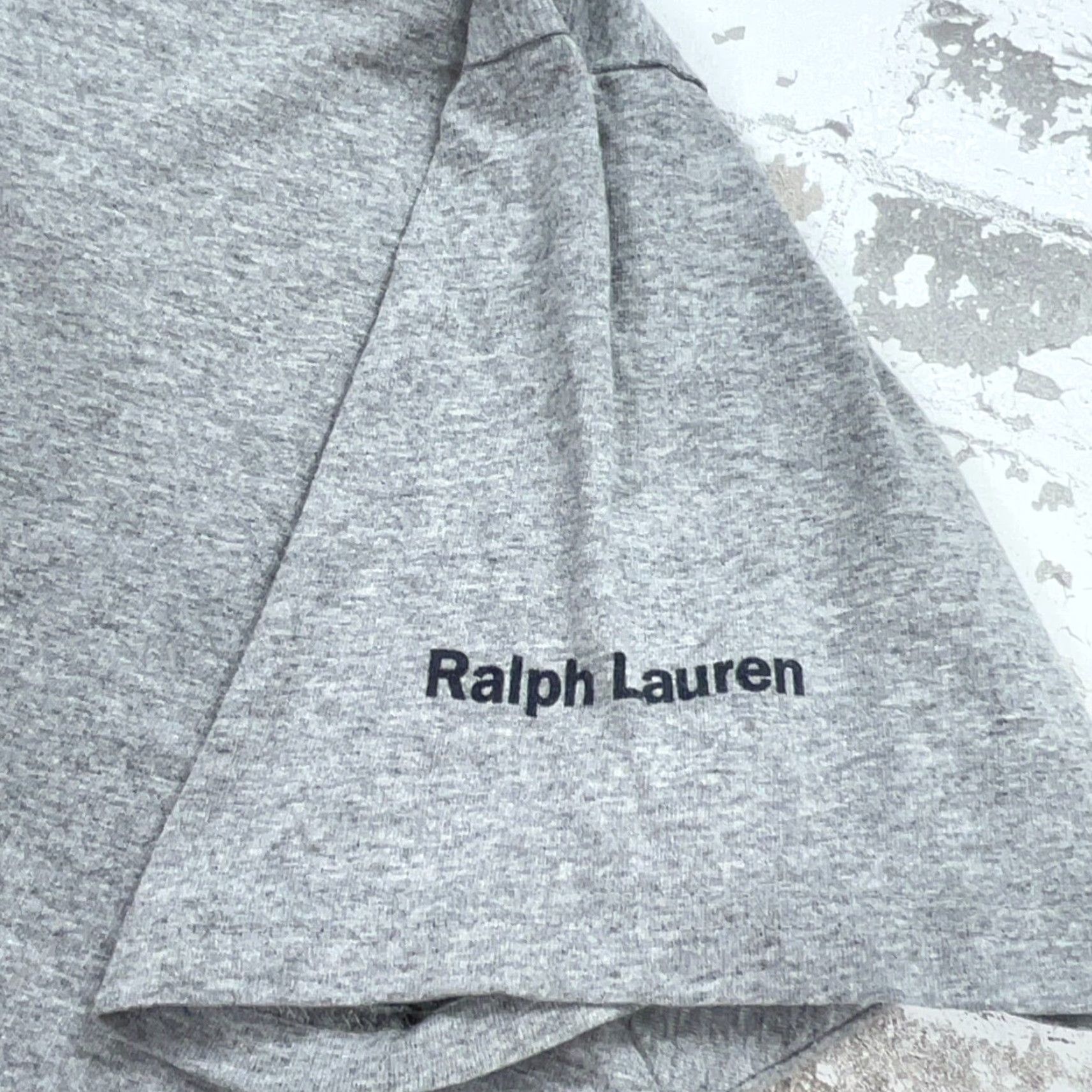 Ralph Lauren VINTAGE Ralph Lauren Shirt Men XL Gray Tee Polo Jeans US Flag 90s Classic Retro 2000s Hipster Size US XL / EU 56 / 4 - 3 Thumbnail