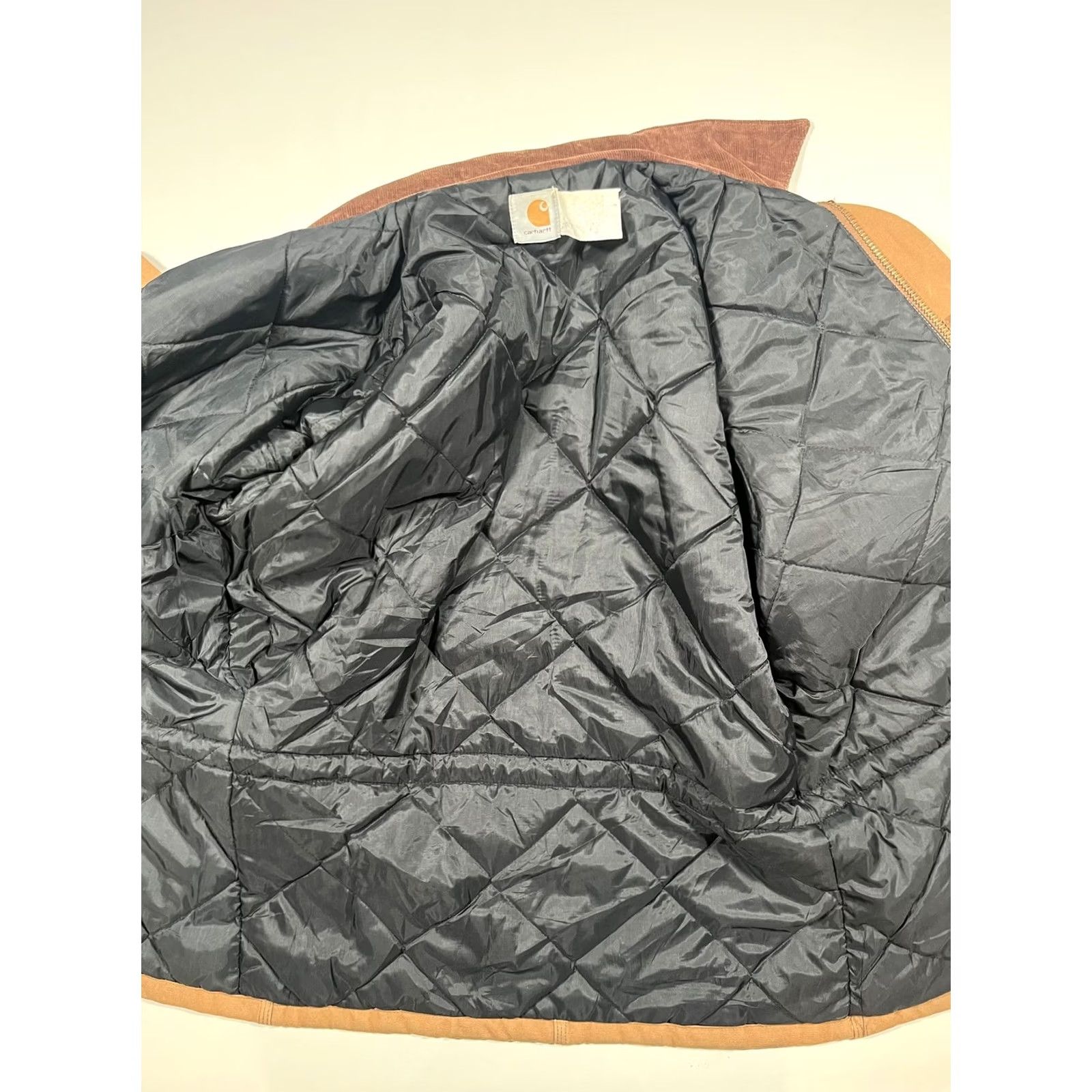 Carhartt VINTAGE Carhartt Coat Mens Brown Canvas Quilted Insulated Workwear USA Read Size US S / EU 44-46 / 1 - 5 Thumbnail
