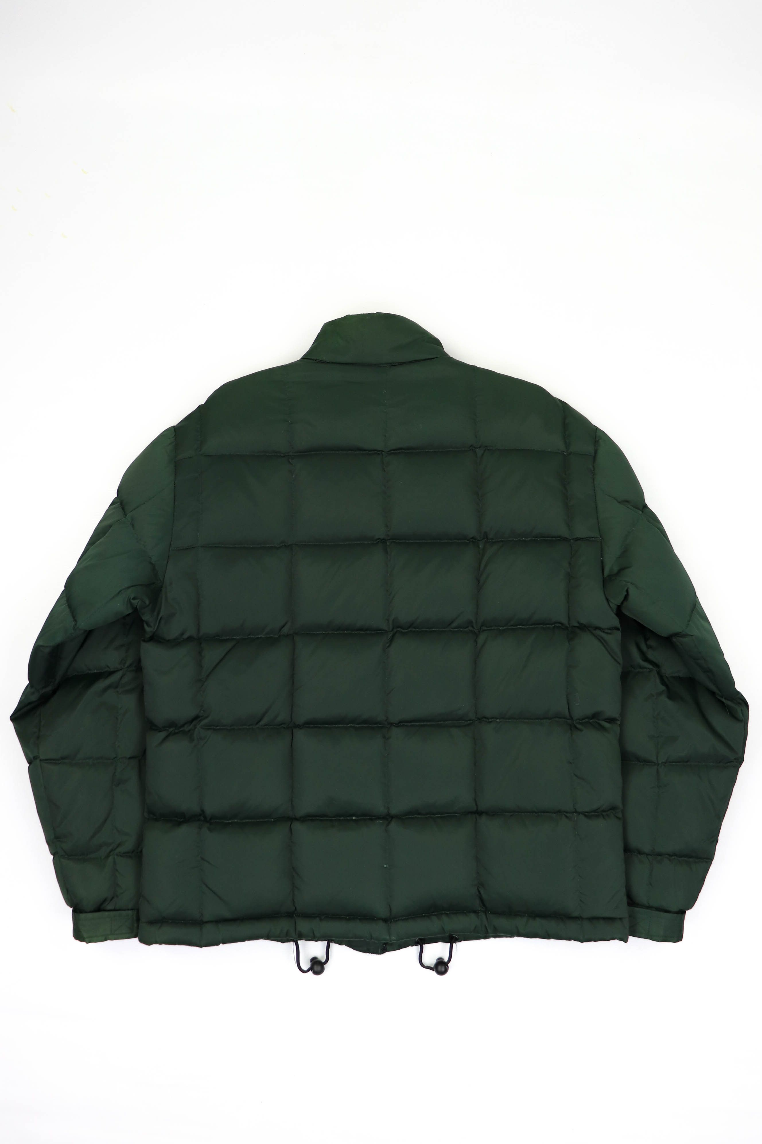 Gap Gap Vintage Green Nylon 3D Panels Quilted Puffer Down Jacket Size US M / EU 48-50 / 2 - 2 Thumbnail
