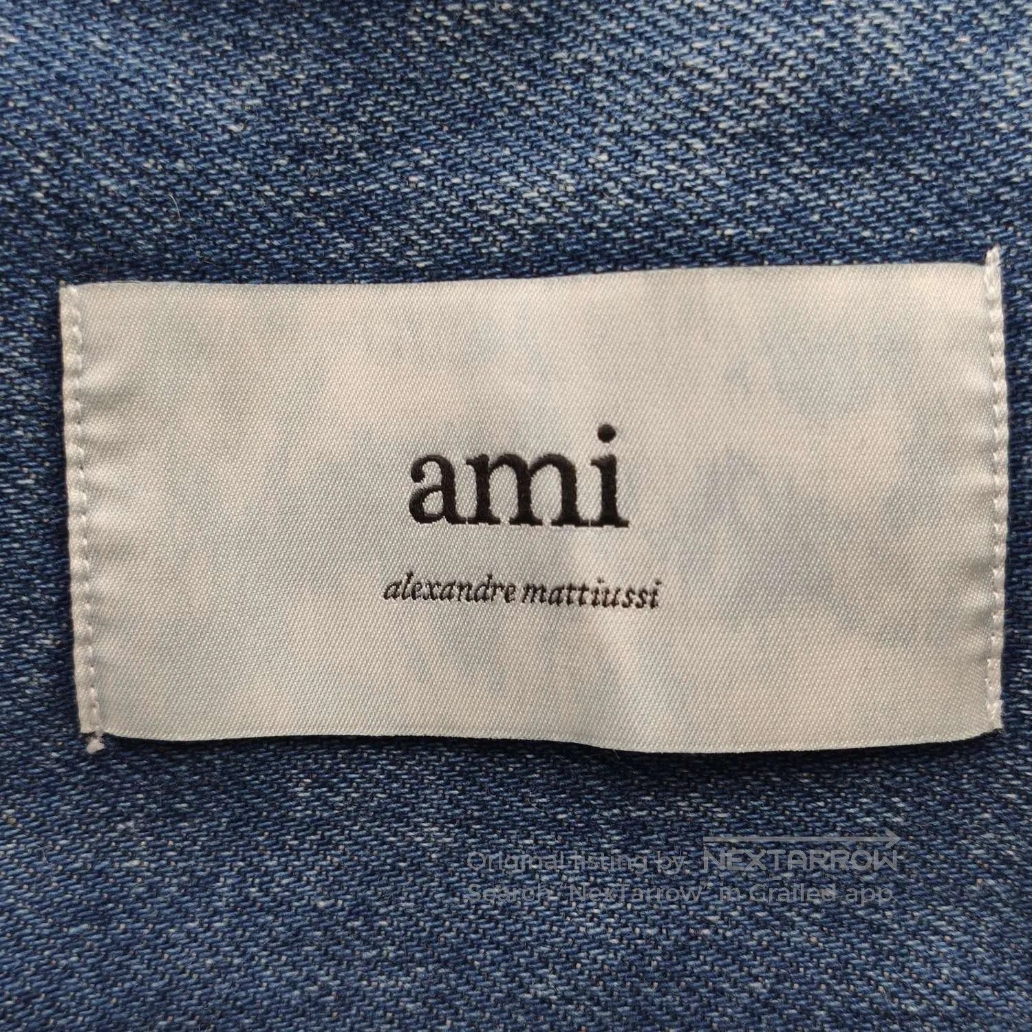 Louis Vuitton AMI Alexandre Mattiussi Denim Heart Shirt L. Size US L / EU 52-54 / 3 - 5 Thumbnail
