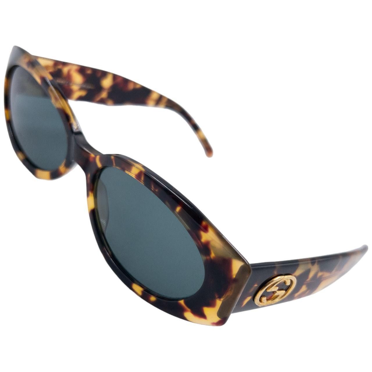 Gucci Vintage Gucci Tortoise Shell Sunglasses Size ONE SIZE - 5 Thumbnail