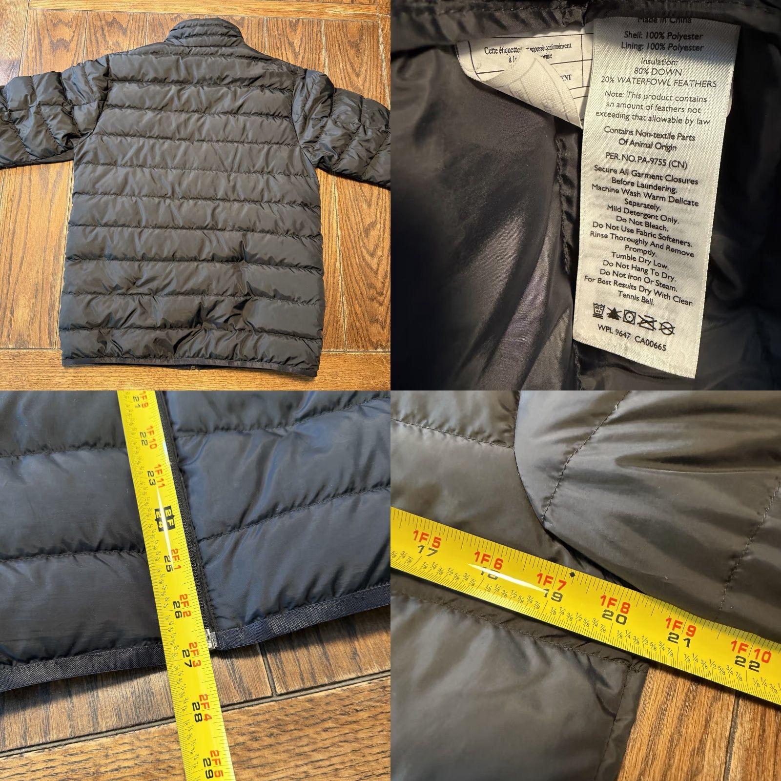 Eddie Bauer Eddie Bauer EB650 Hooded Quilted Puffer Down Jacket Black Size Small Full Zip Size US S / EU 44-46 / 1 - 8 Thumbnail
