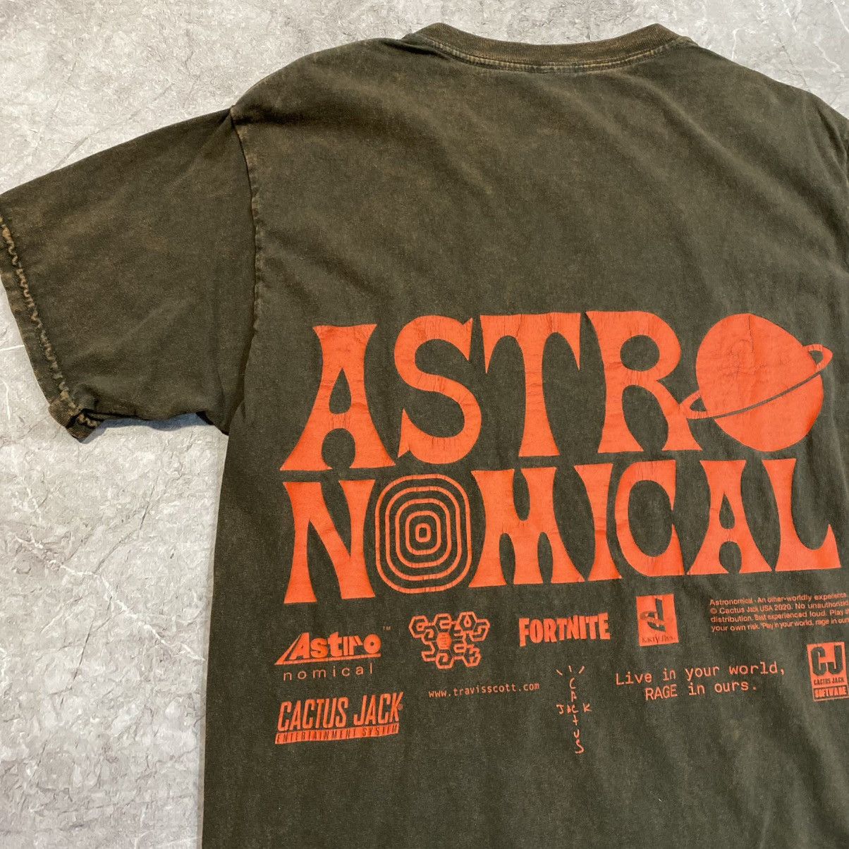 Travis Scott TRAVIS SCOTT CACTUS JACK ASTRONOMICAL TEE BIG LOGO FORTNITE Size US M / EU 48-50 / 2 - 7 Thumbnail