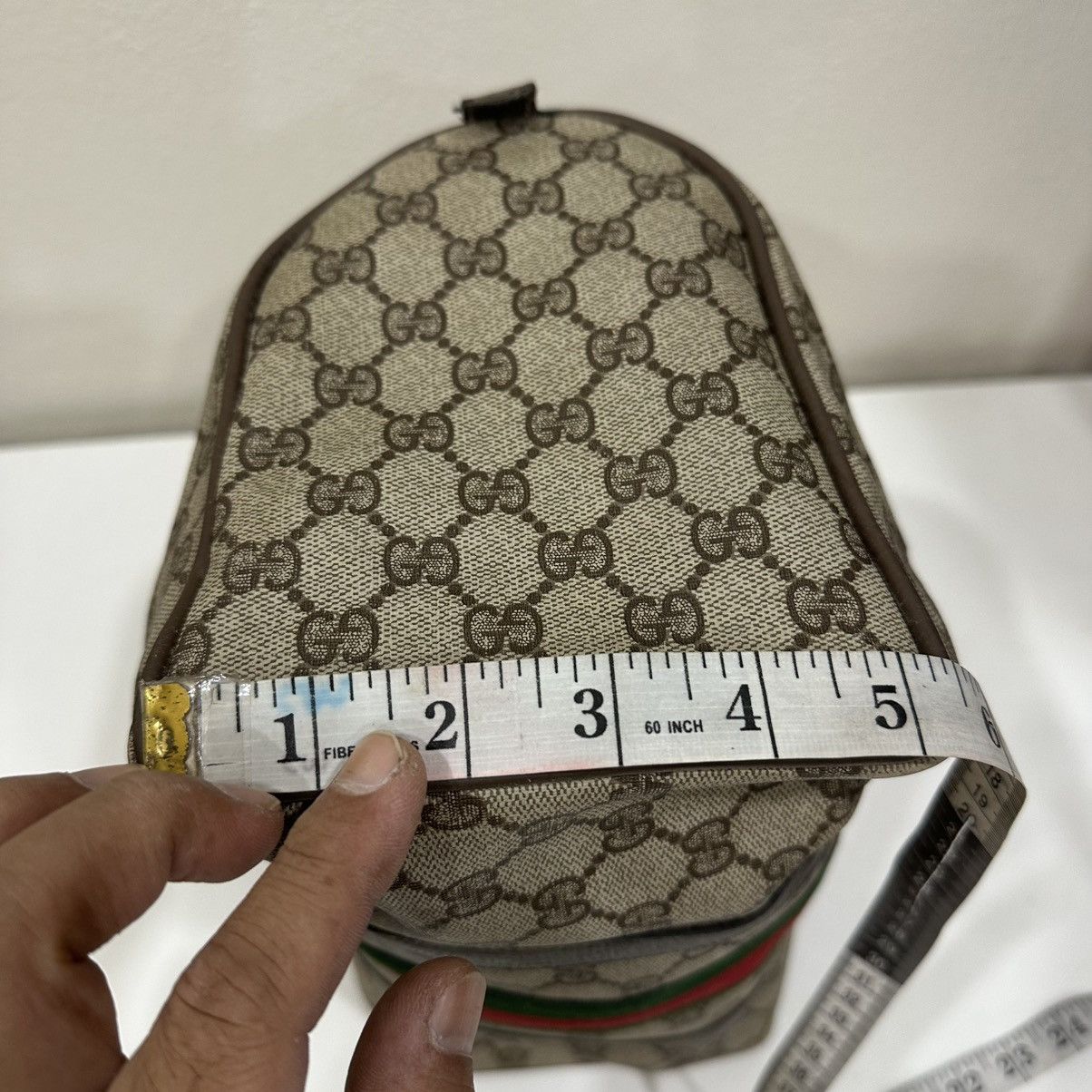 Gucci ‼️LASTDROP‼️ VINTAGE GUCCI GG SUPREME WEB BOSTON BAG Size ONE SIZE - 8 Thumbnail