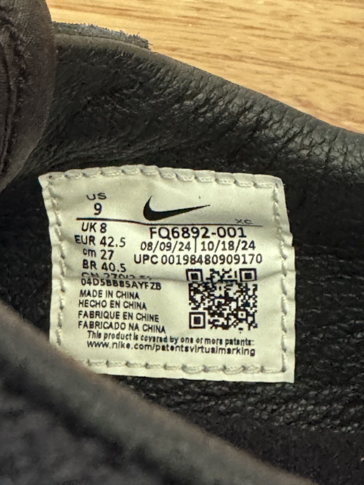 Bode × Nike Bode x Nike Astrograbber - Black Size US 9 / EU 42 - 11 Thumbnail