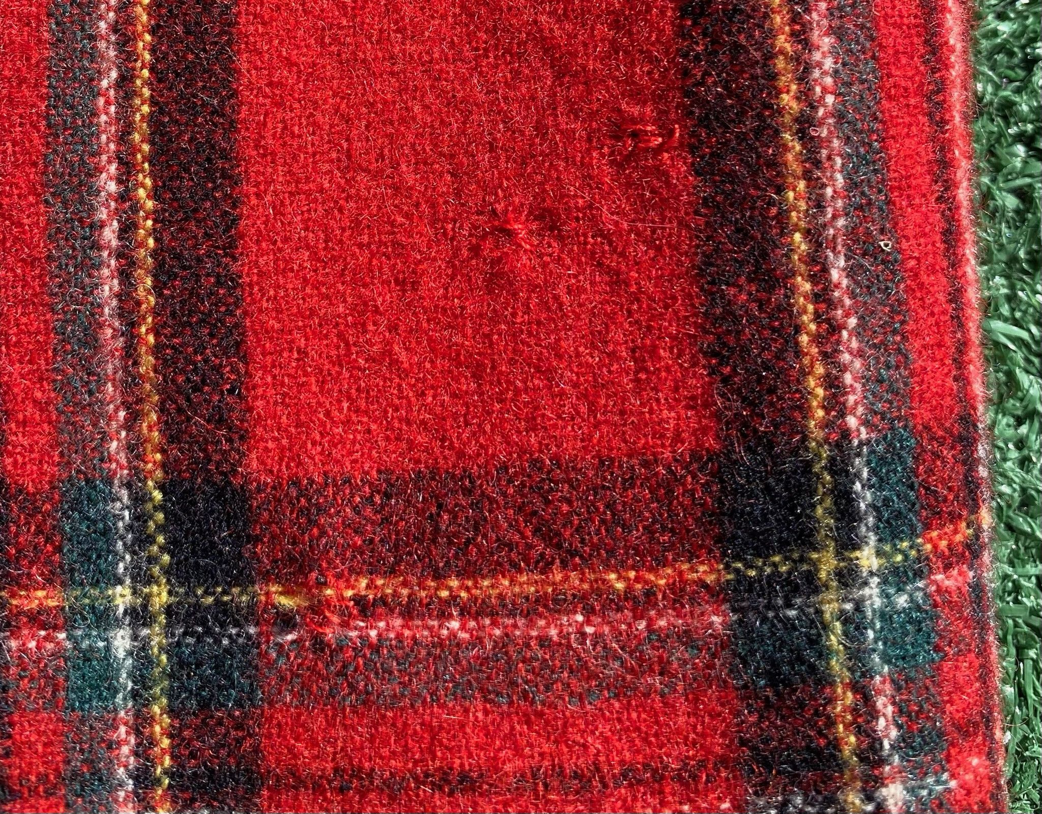 Vintage 90’s Wool Plaid Distressed Flannel Shirt XL Tall Size US XL / EU 56 / 4 - 10 Thumbnail