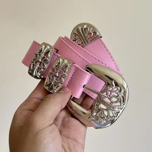 Other vintage buckle pink american western design belt Size ONE SIZE - 7 Thumbnail