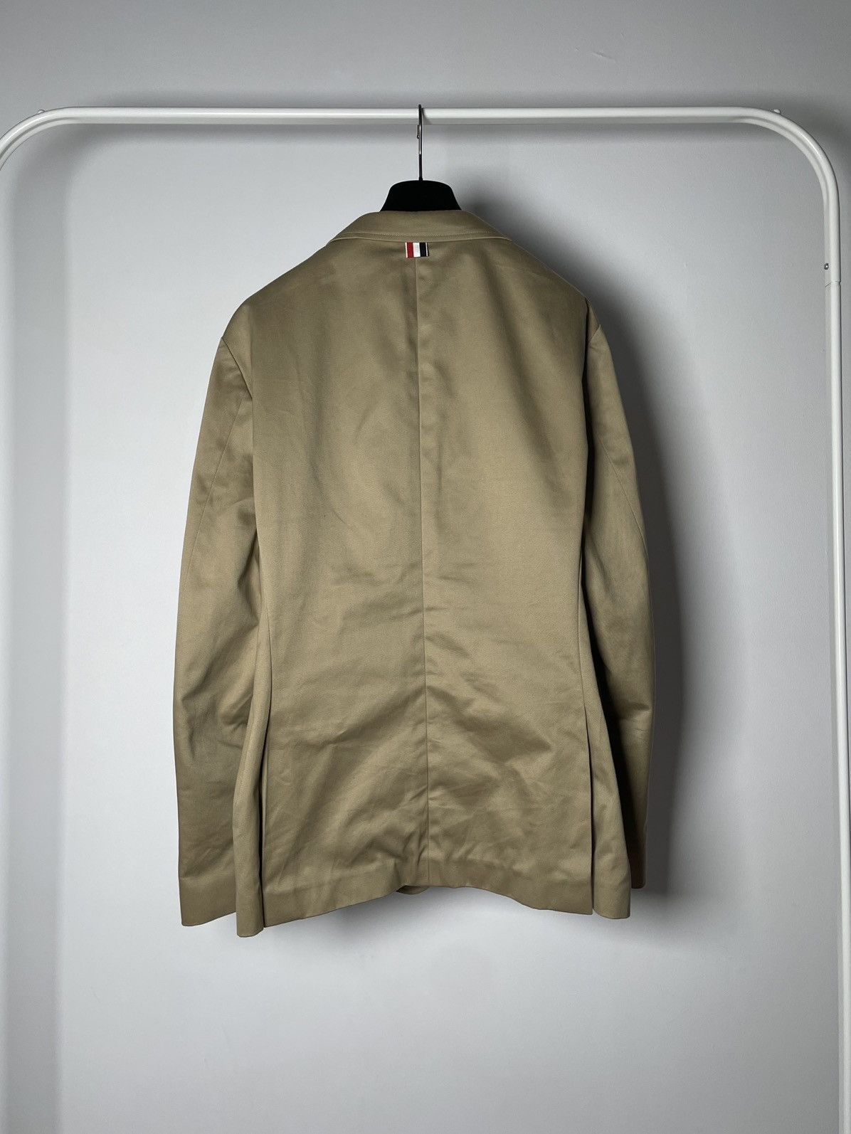 Thom Browne Thom Browne Beige Unconstructed Classic Blazer Size 48R - 2 Thumbnail