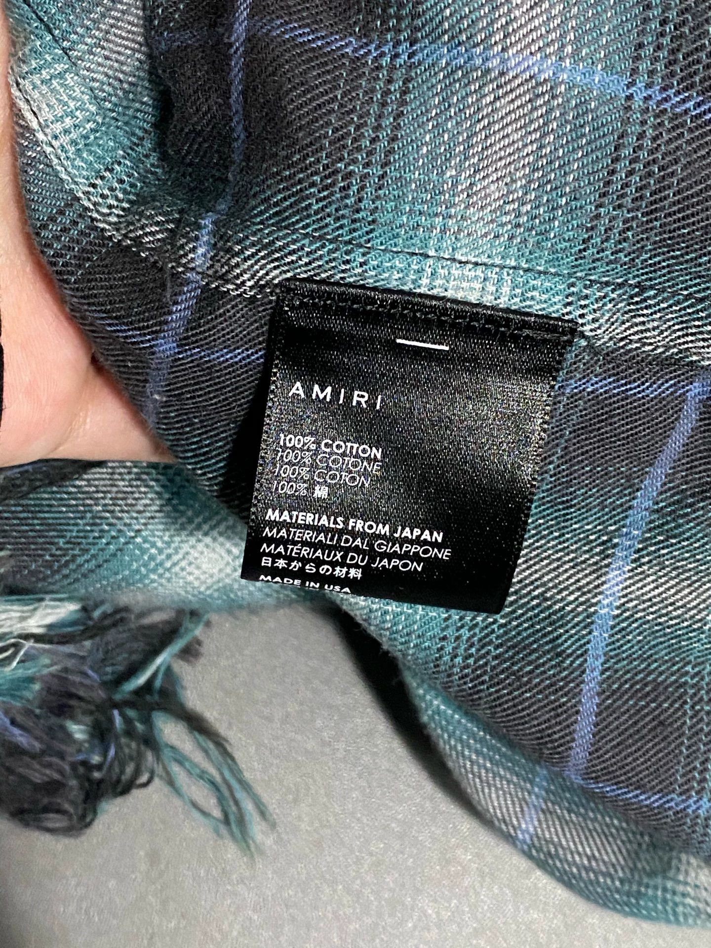 Amiri Amiri Men's Destroyed Shirt 38 New Size US S / EU 44-46 / 1 - 6 Thumbnail
