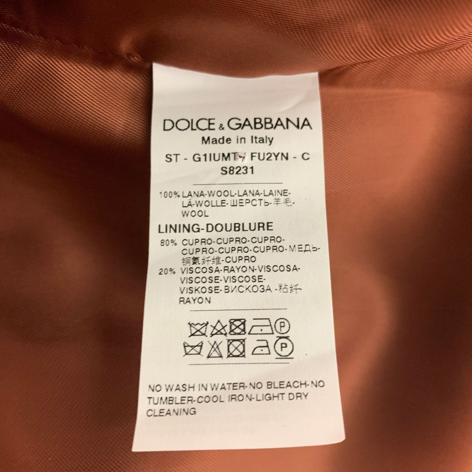 Dolce & Gabbana DOLCE & GABBANA Size 46 Brown Wool Buttoned Vest Size 46R - 4 Thumbnail