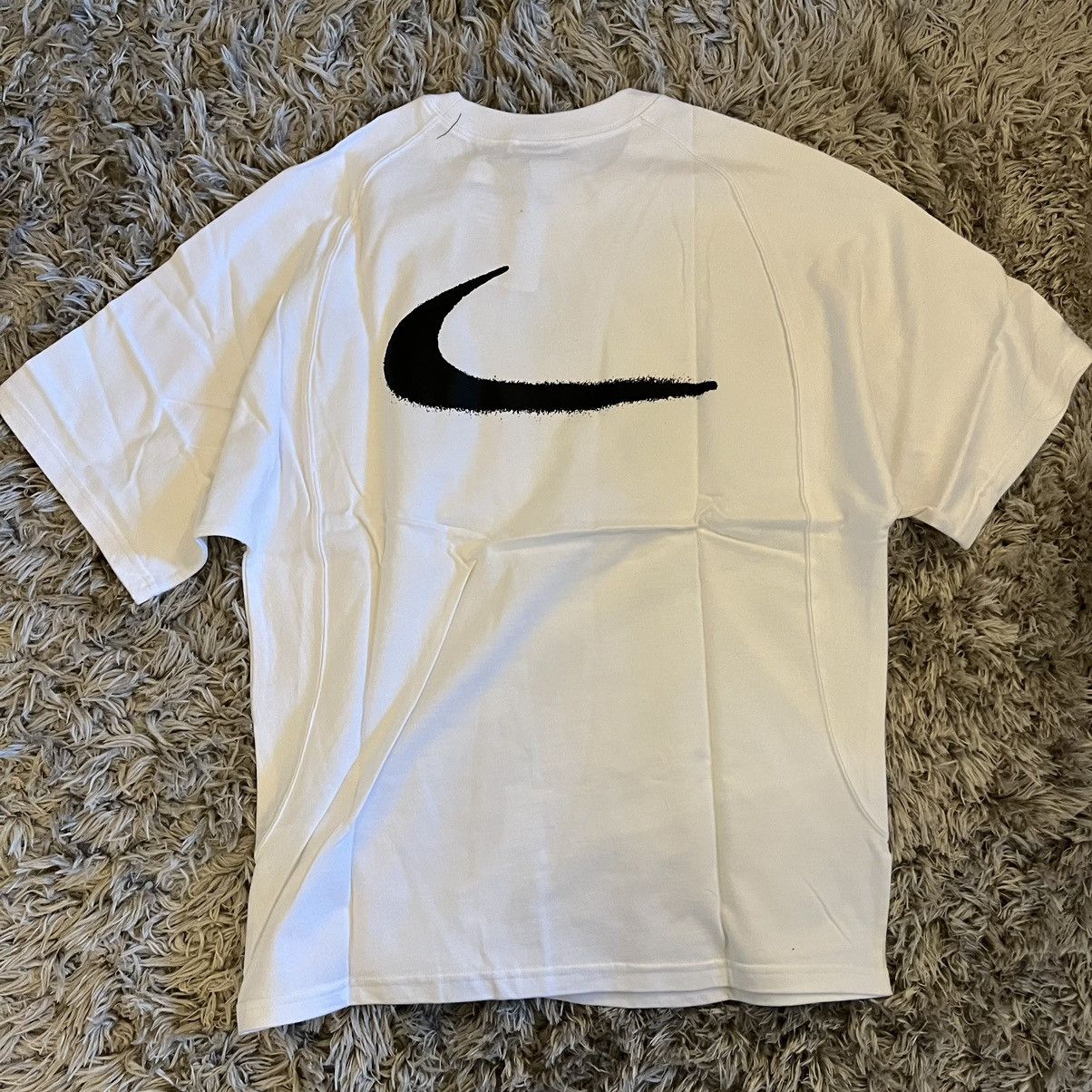 Nike Off White Nike x Off White spray paint logo t shirt tee t oversized Grailed