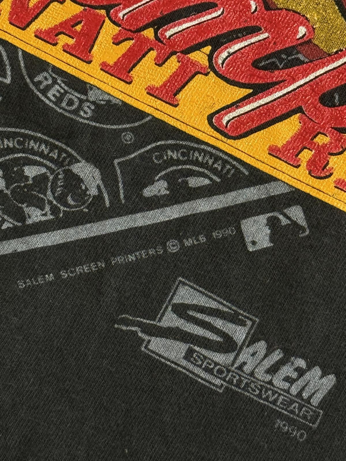 Salem Sportswear Vintage Cincinnati Reds T-shirt 1990 World Series Champs - M Size US M / EU 48-50 / 2 - 4 Thumbnail