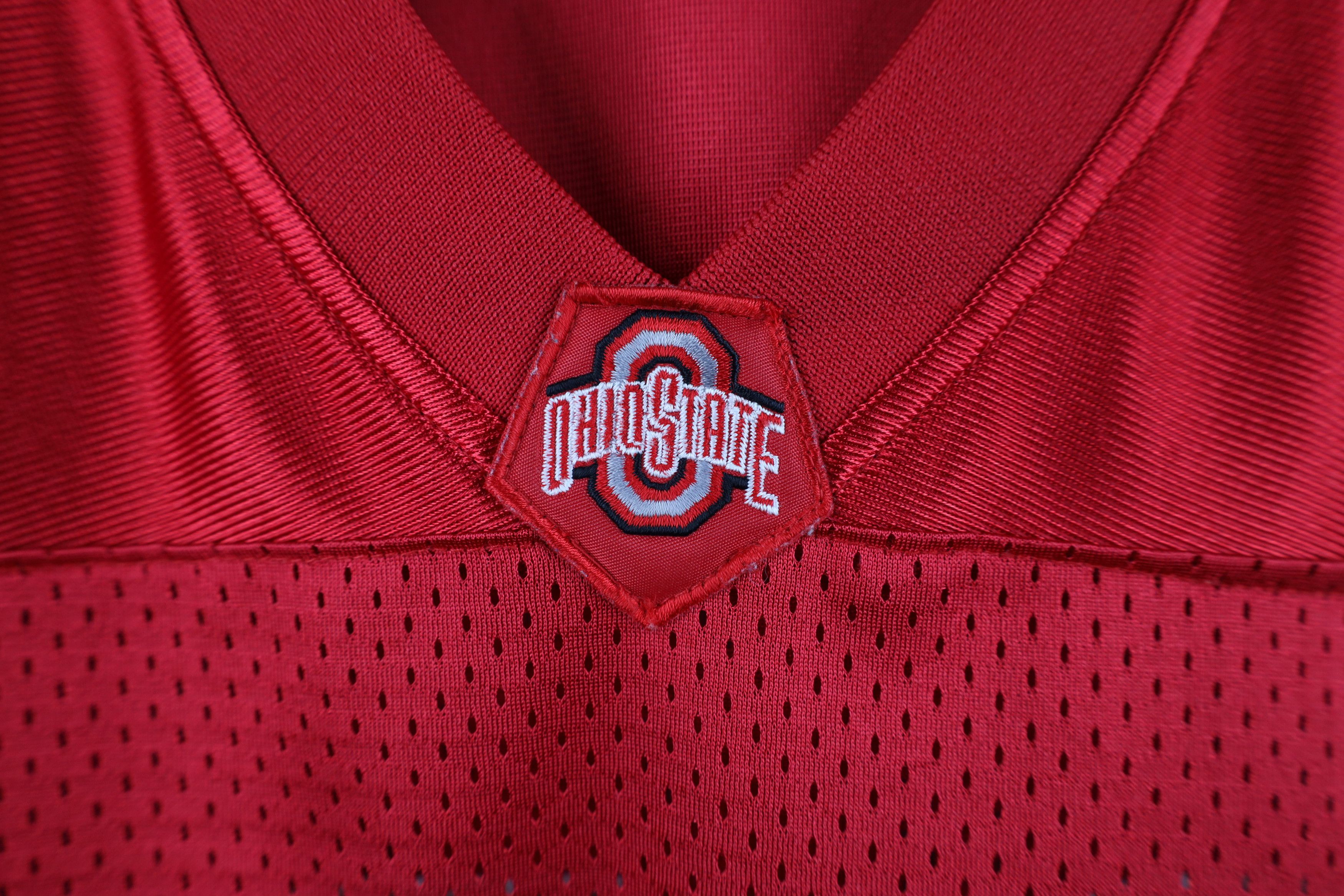 Vintage Vintage Ohio State University Football Jersey Red #13 Size US L / EU 52-54 / 3 - 4 Thumbnail
