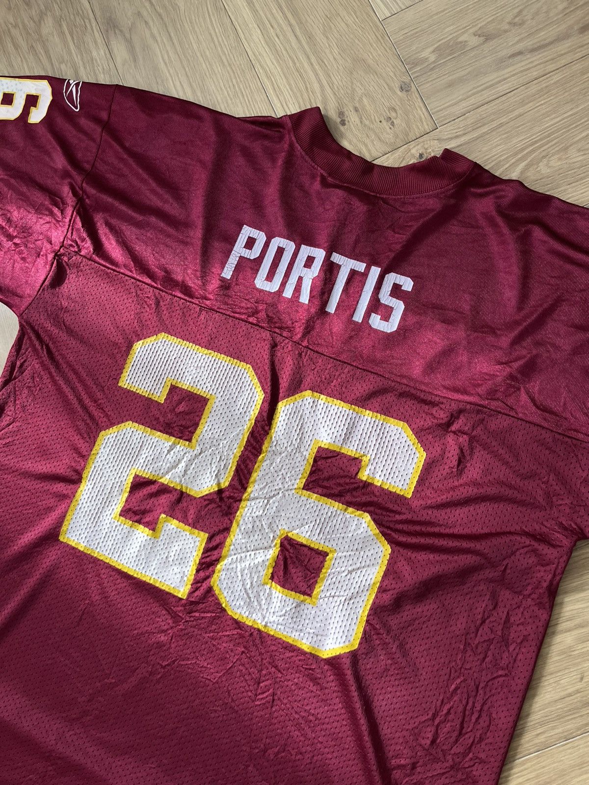 Reebok Vintage Washington Redskins #26 Clinton Portis Reebok NFL Size US L / EU 52-54 / 3 - 8 Thumbnail