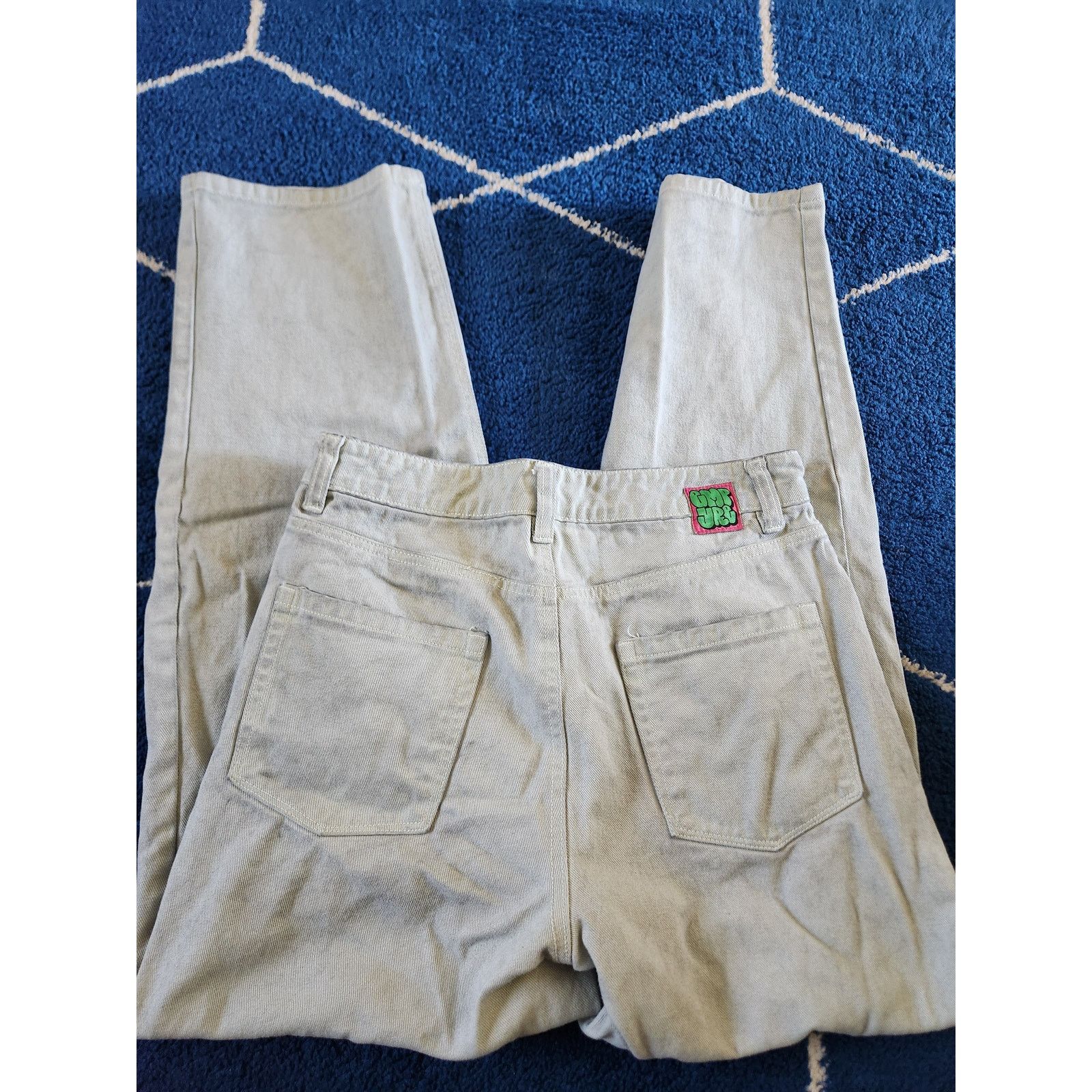 Empyre Empyre Mint Green Straight Leg High Rise Jeans 8 Size 30" / US 8 / IT 44 - 5 Thumbnail