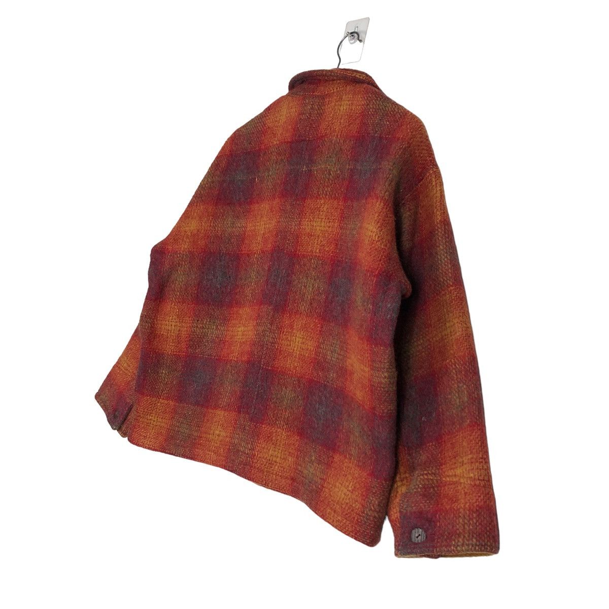 Japanese Brand 🔥VINTAGE BIKER WOOL JACKET PAT HOGUE TARTAN DESIGN Size US M / EU 48-50 / 2 - 10 Thumbnail