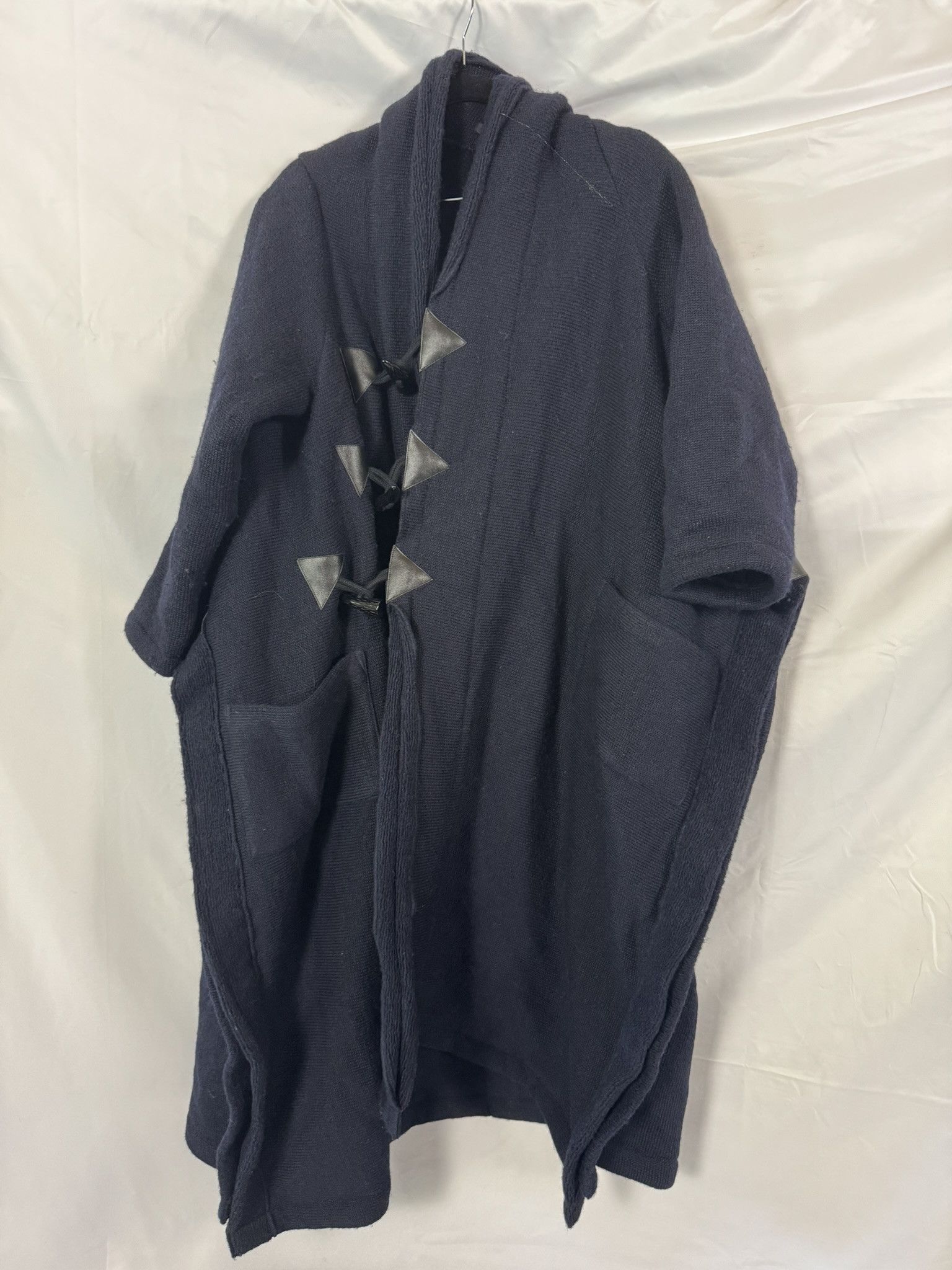 Limi Feu LIMI feu by Yohji Yamamoto Navy Wool Oversized Size ONE SIZE - 2 Thumbnail