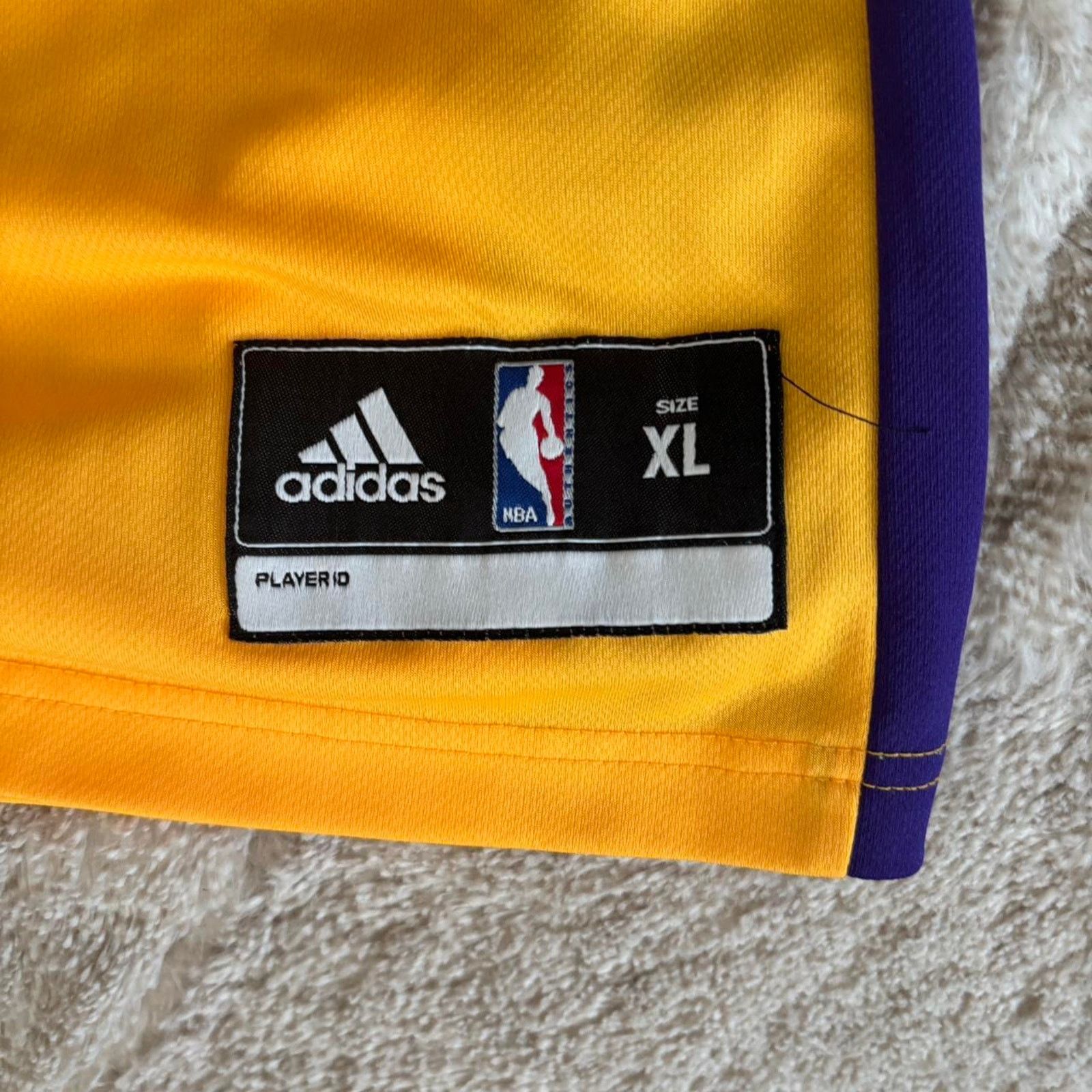 Adidas Vintage adidas la lakers Size US XL / EU 56 / 4 - 2 Thumbnail