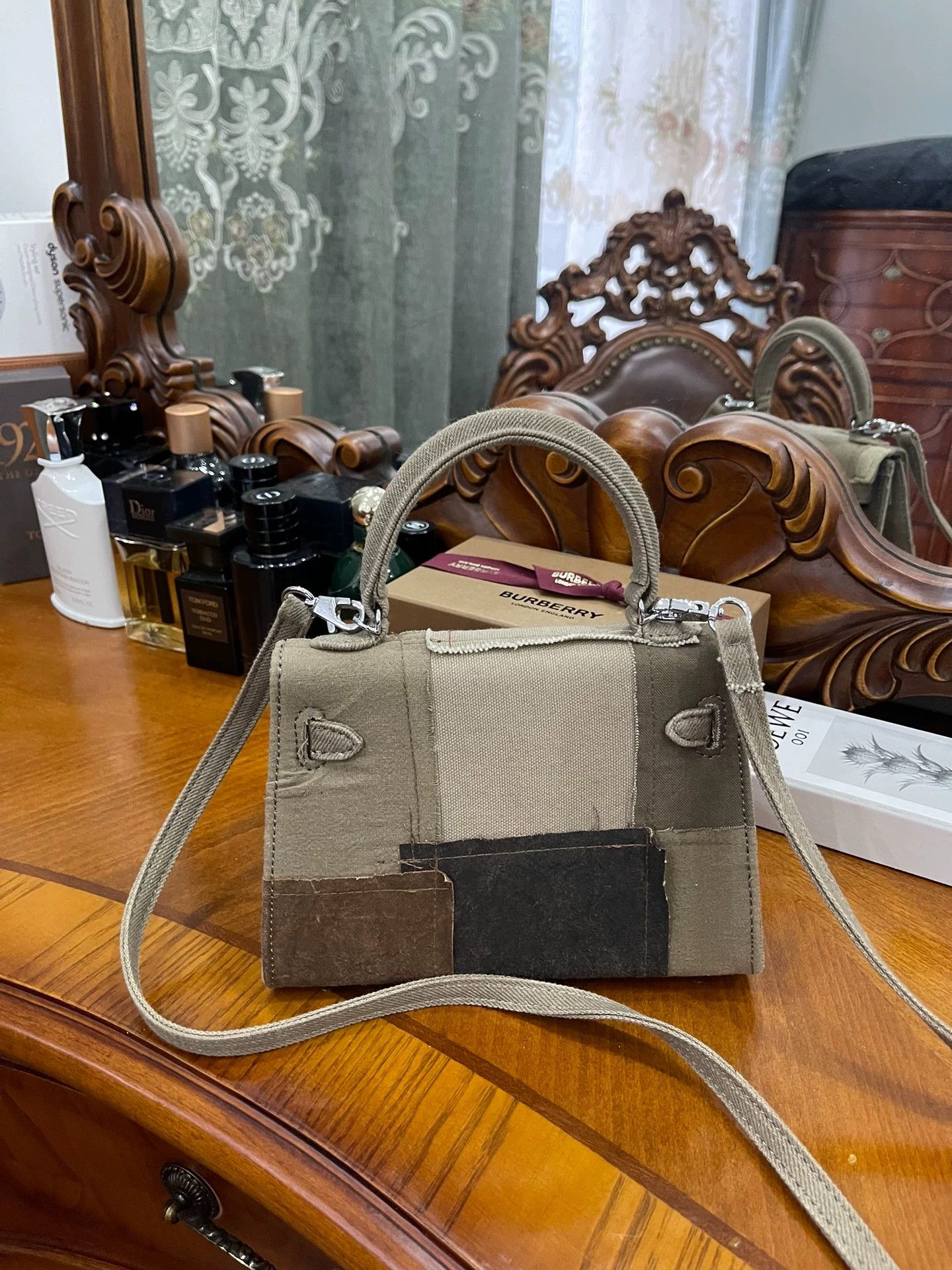 Other Emotional World Canvas Colorblock Unisex Crossbody Bag Size ONE SIZE - 3 Thumbnail