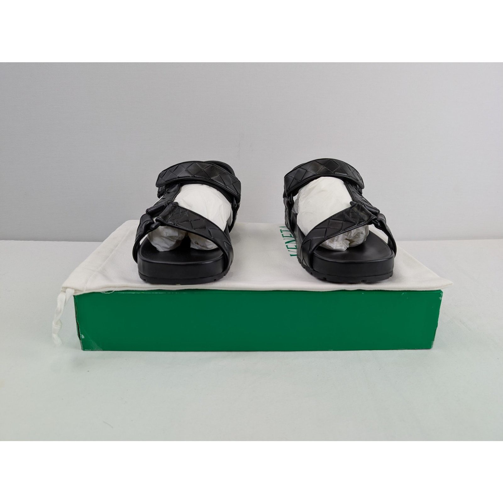 Bottega Veneta o1rshd1 Prov Victory Trip Sandal in Black Size US 11 / EU 44 - 17 Thumbnail