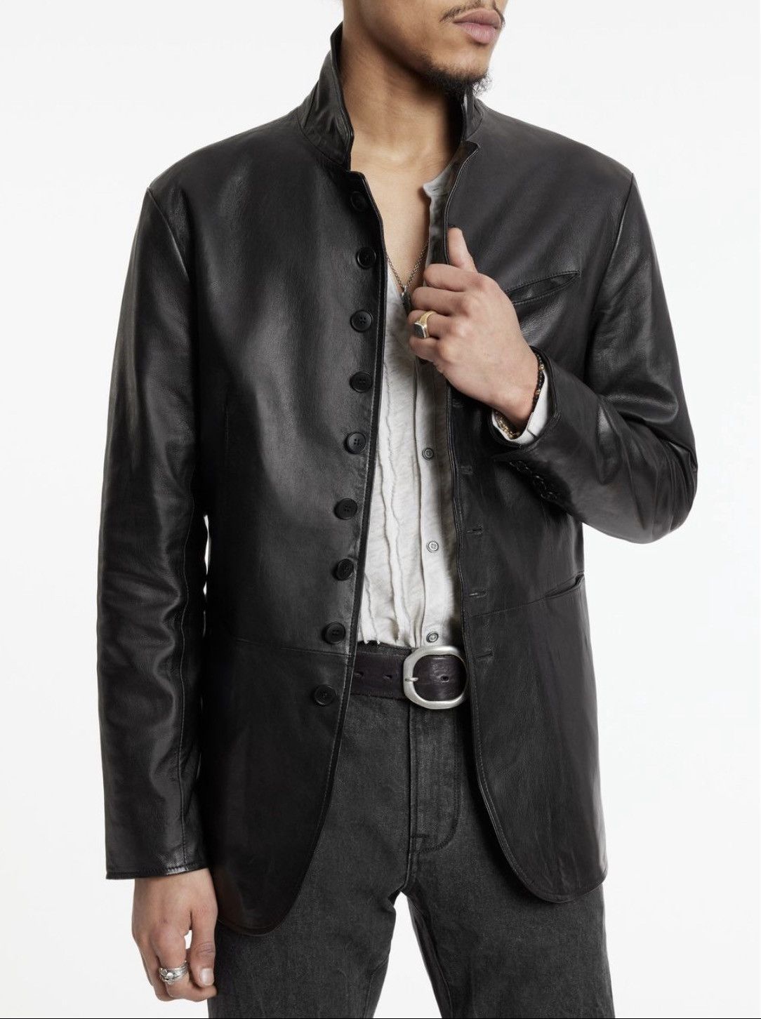 John Varvatos Woodward leather jacket. 50 Size US M / EU 48-50 / 2 - 1 Thumbnail