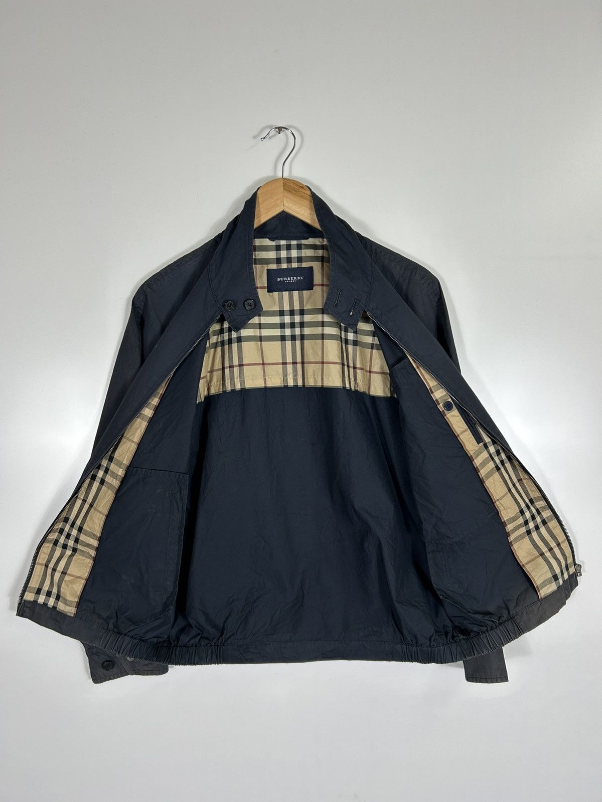 🔥Burberry London Sun Faded Zipper Herrington Jacket