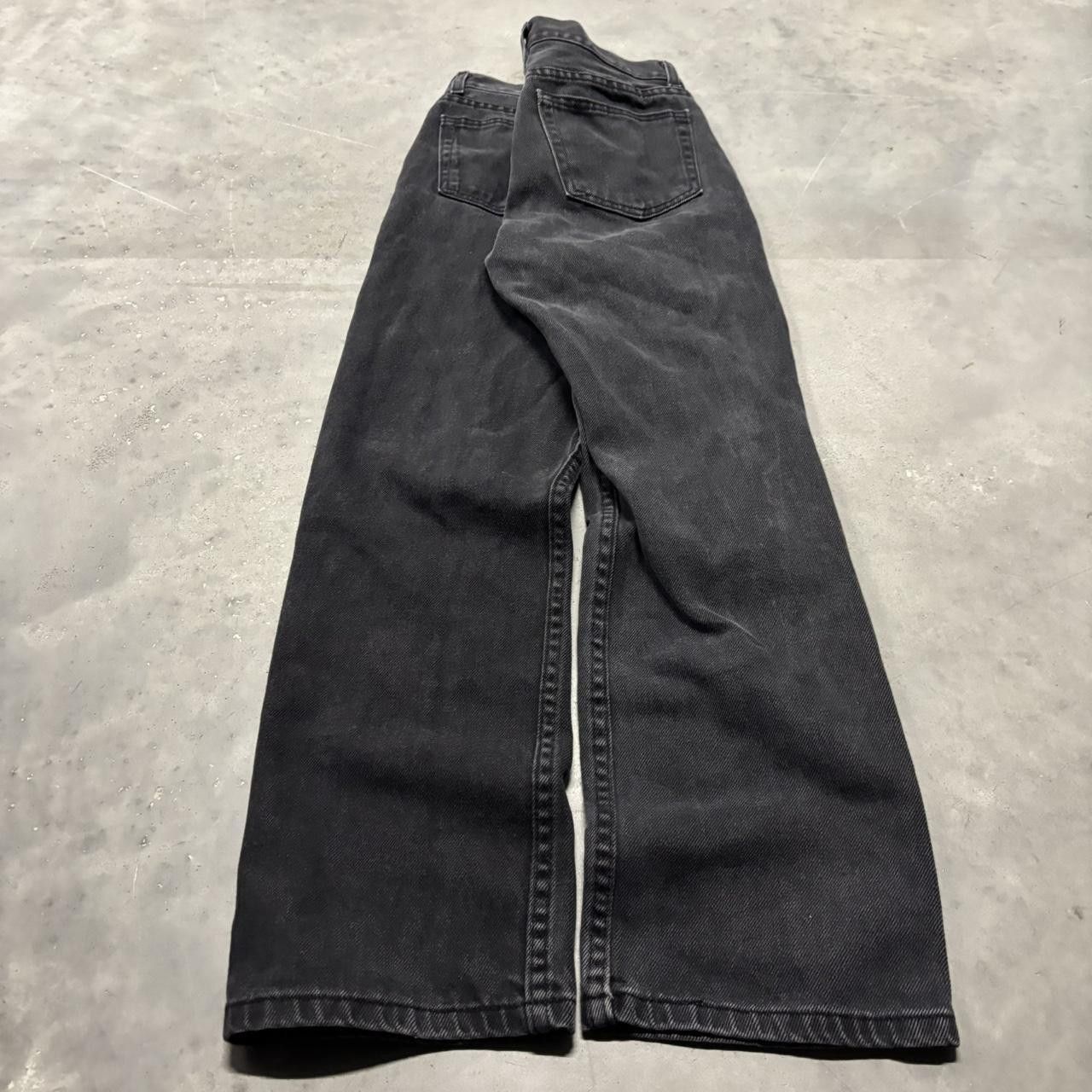 Japanese Brand × Vintage Crazy Vintage Y2K/2000s Grunge Black Essential Denim Jeans! Size US 28 / EU 44 - 4 Thumbnail