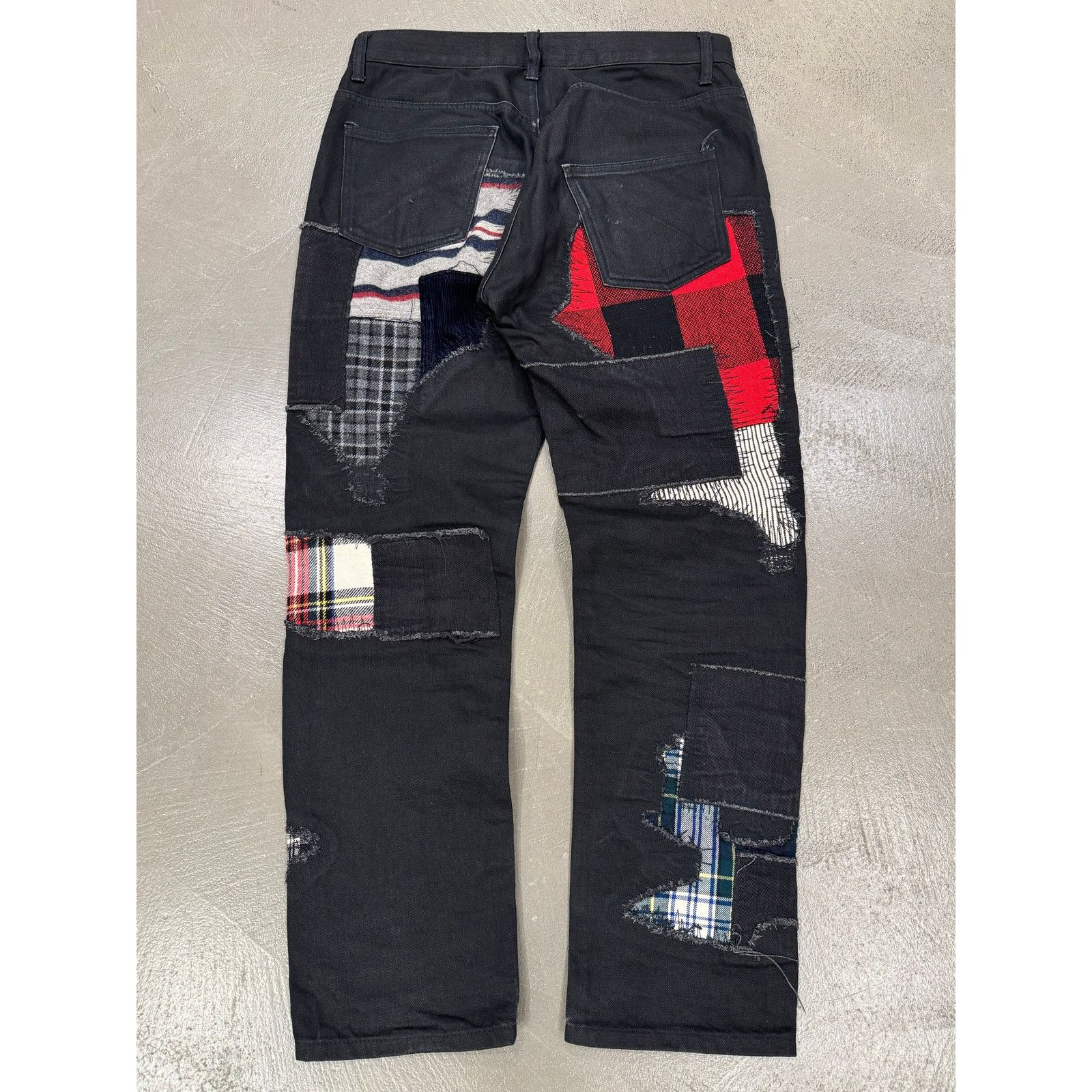 2014 Junya Watanabe Comme Des Garçons patchwork jeans