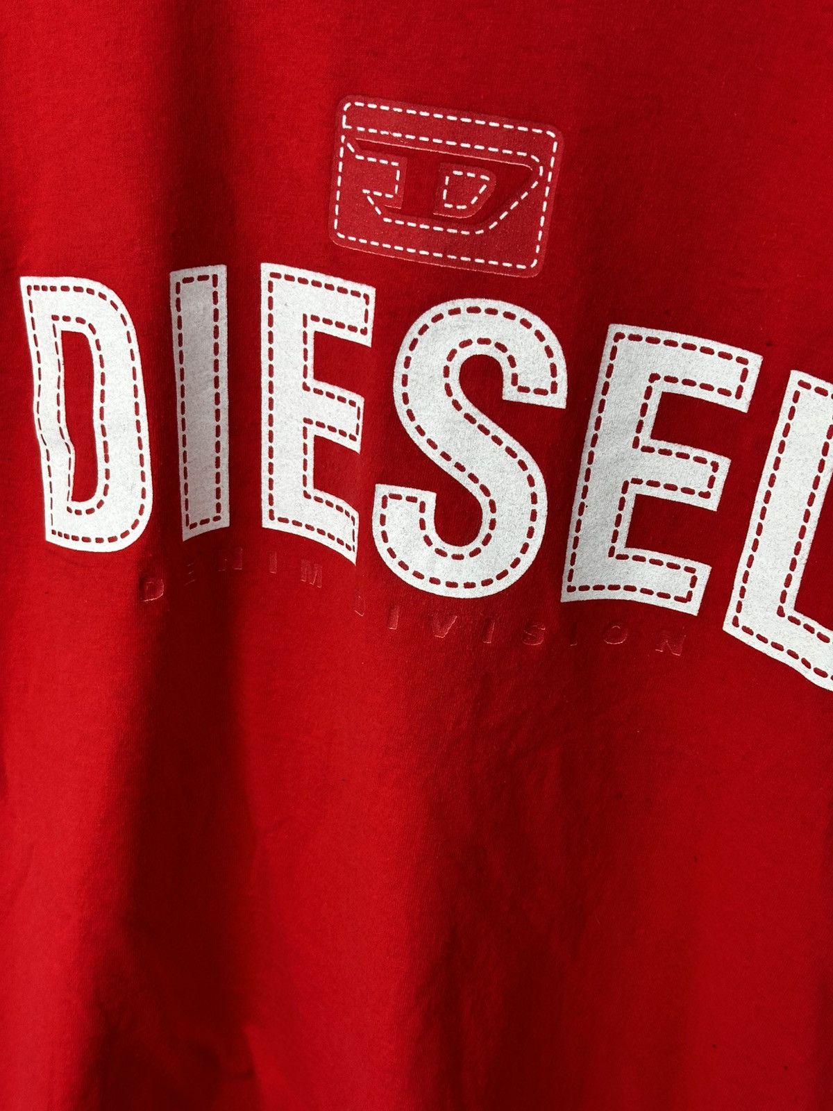Diesel Diesel Y2K Logo Big Red Tee International Size US M / EU 48-50 / 2 - 5 Thumbnail