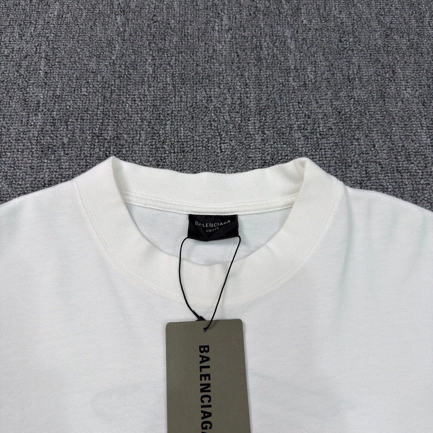 Balenciaga Balenciaga 3B Embroidered Logo White SS L Size US L / EU 52-54 / 3 - 3 Thumbnail