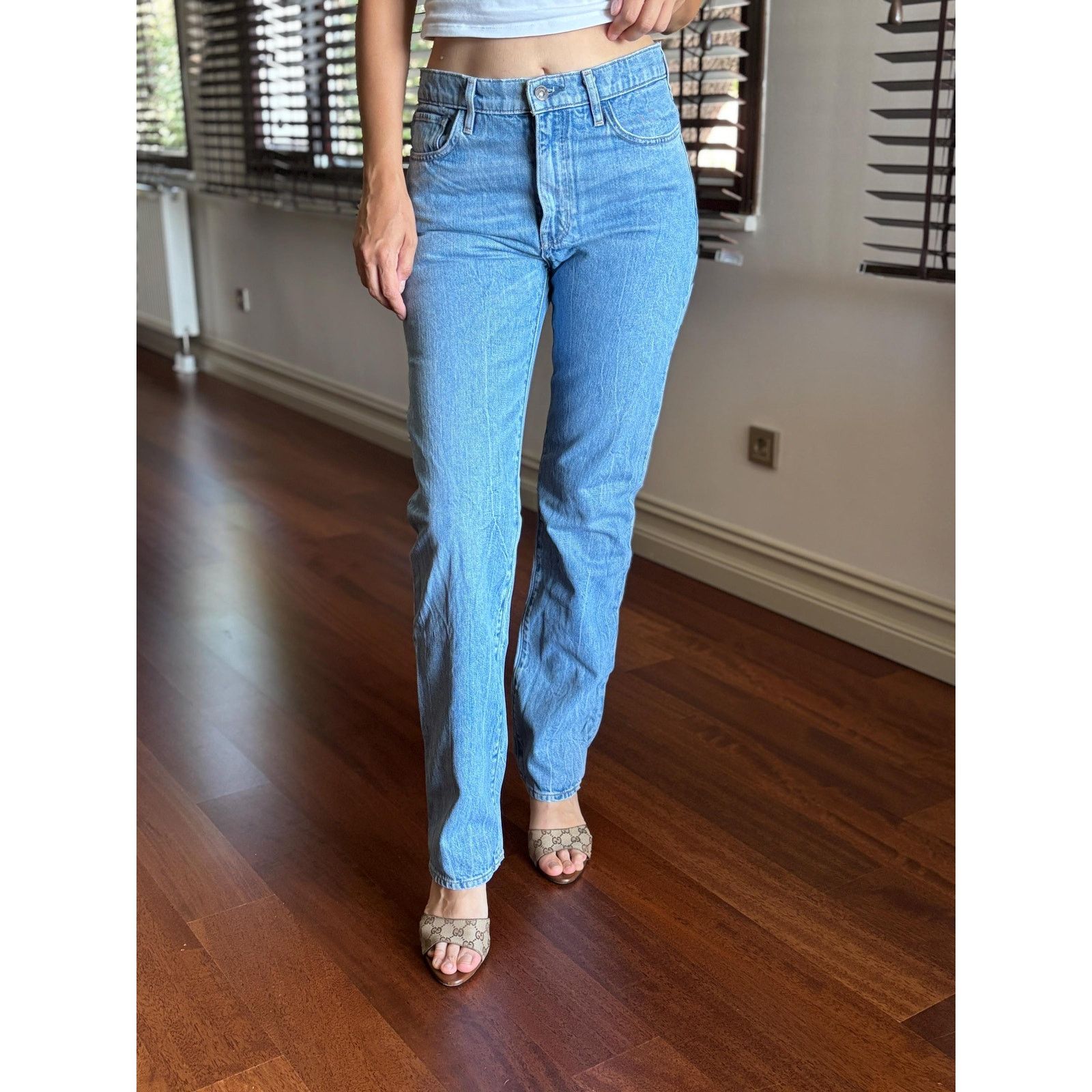 Levi's × Levi's Made & Crafted × Levi's Vintage Clothing Levi’s Made & Crafted Sample Jeans Floral Embroidery Archive Size US 27 - 2 Thumbnail