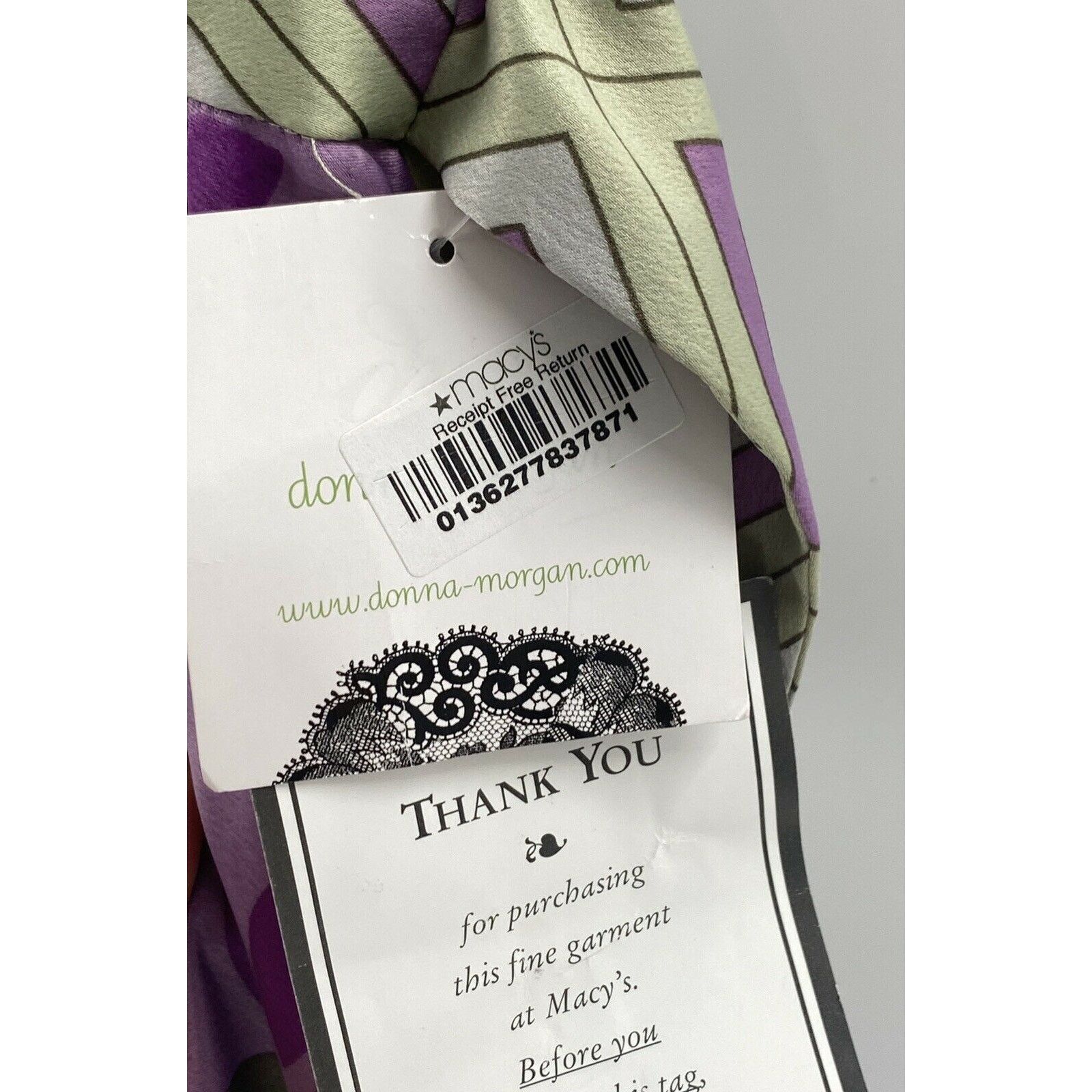 The Unbranded Brand Donna Morgan Dress Size 8 NWT Wedding Bridesmaid Party Size M / US 6-8 / IT 42-44 - 6 Thumbnail