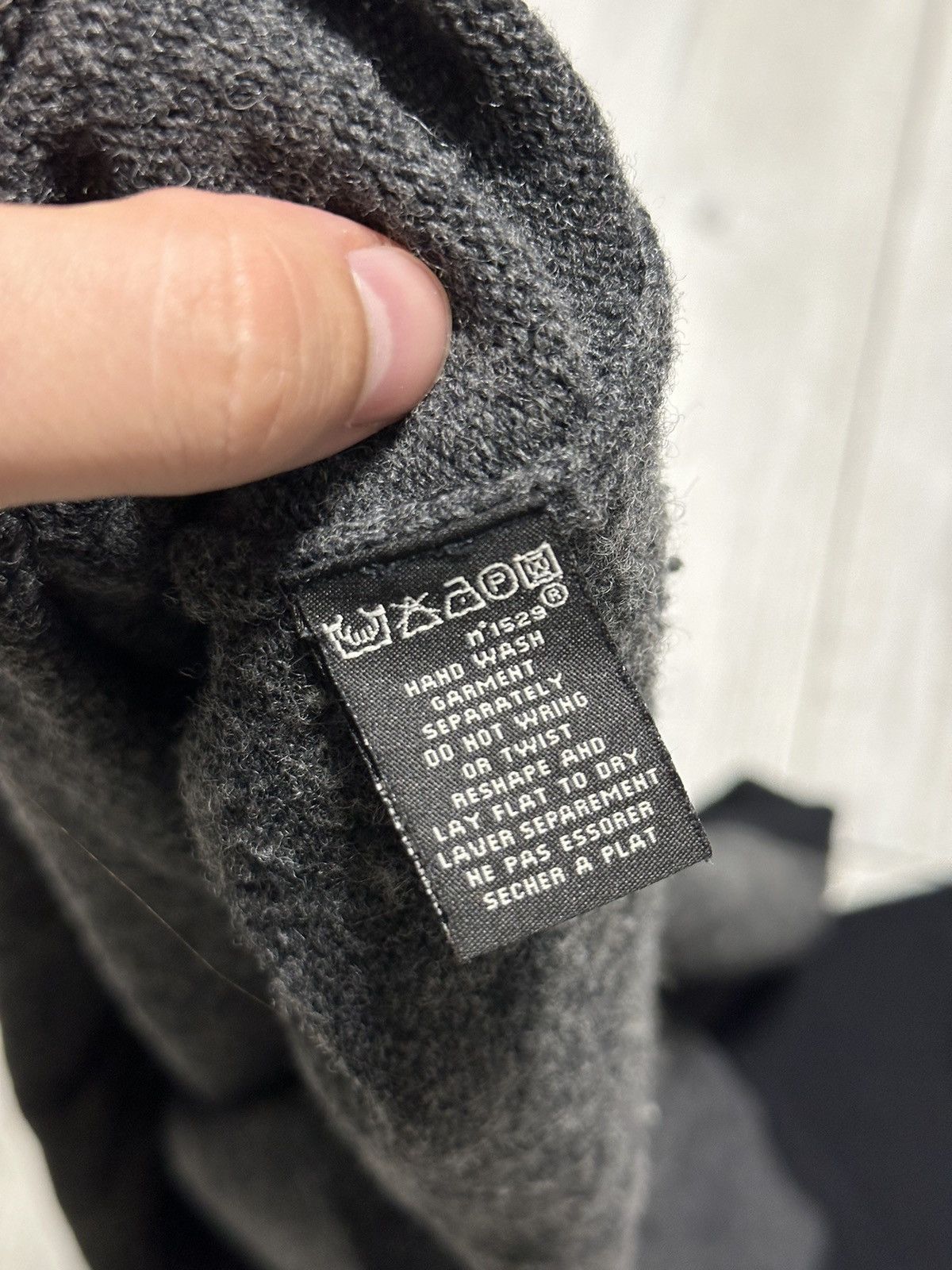 Vintage POLO JEANS RALPH LAUREN Jumper Pullover Wool Grey Knit Crew Size US M / EU 48-50 / 2 - 5 Thumbnail