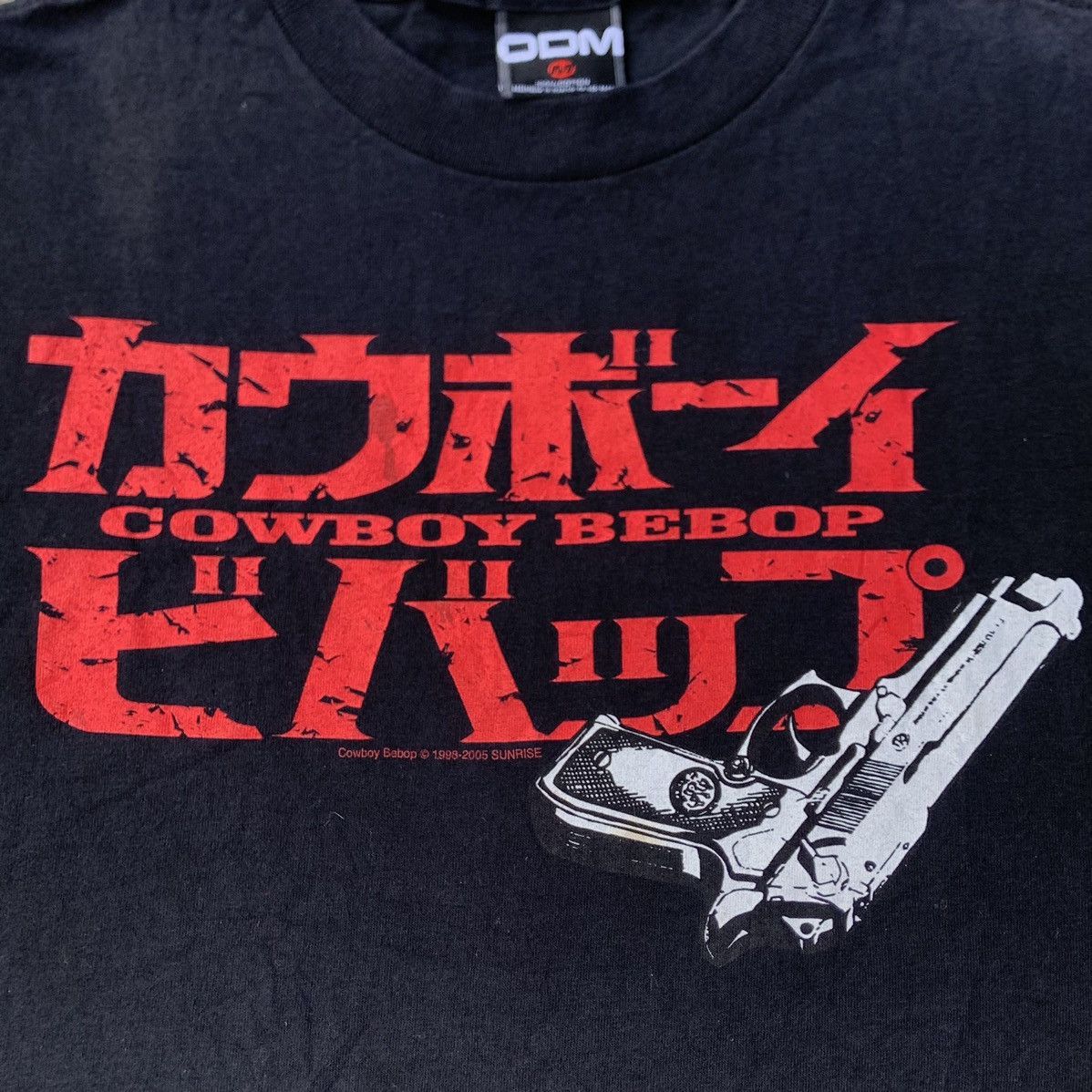 Anime Vintage Cowboy Bebop Spike Gun Tee Anime Promo ODM 00s Med Size US M / EU 48-50 / 2 - 5 Thumbnail