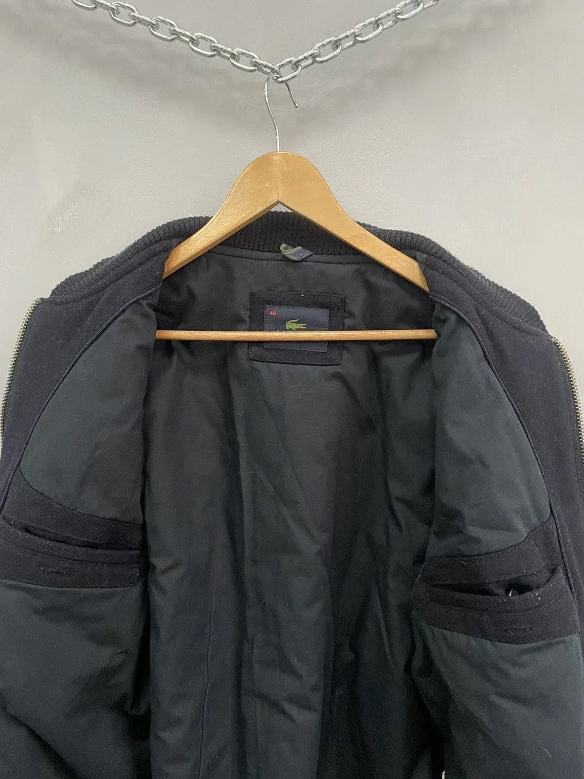 Lacoste Vintage wool Lacoste Chemise bomber jacket retro y2k Size US M / EU 48-50 / 2 - 7 Thumbnail