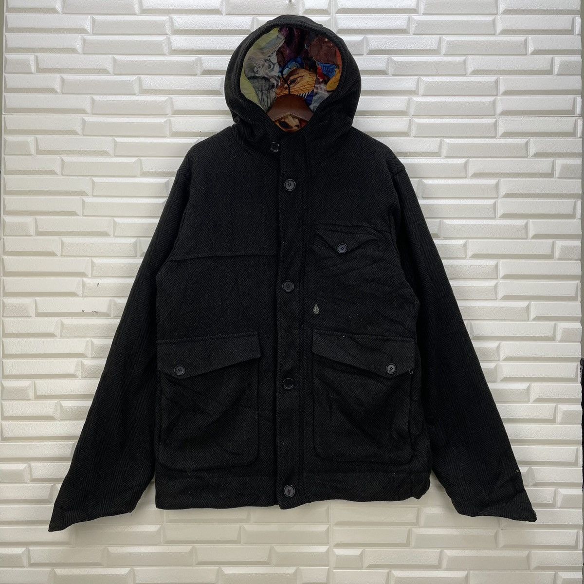 Vintage × Volcom Volcom Hoodie Jacket Size US L / EU 52-54 / 3 - 2 Thumbnail