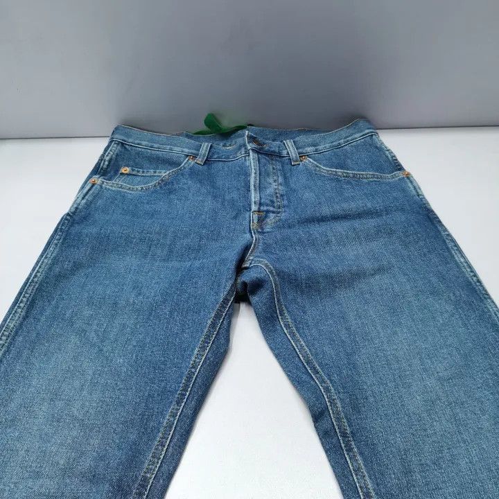 Gucci Gucci Gucci Blue Straight Leg Denim Pants for Men -2506 Size US 31 - 6 Thumbnail