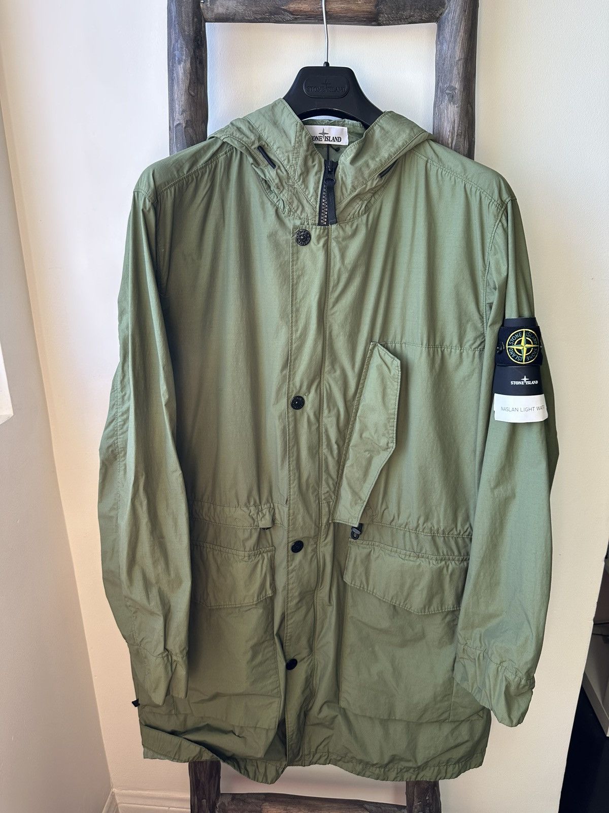 Stone Island Stone Island Khaki Naslan Coat Size US XL / EU 56 / 4 - 1 Thumbnail