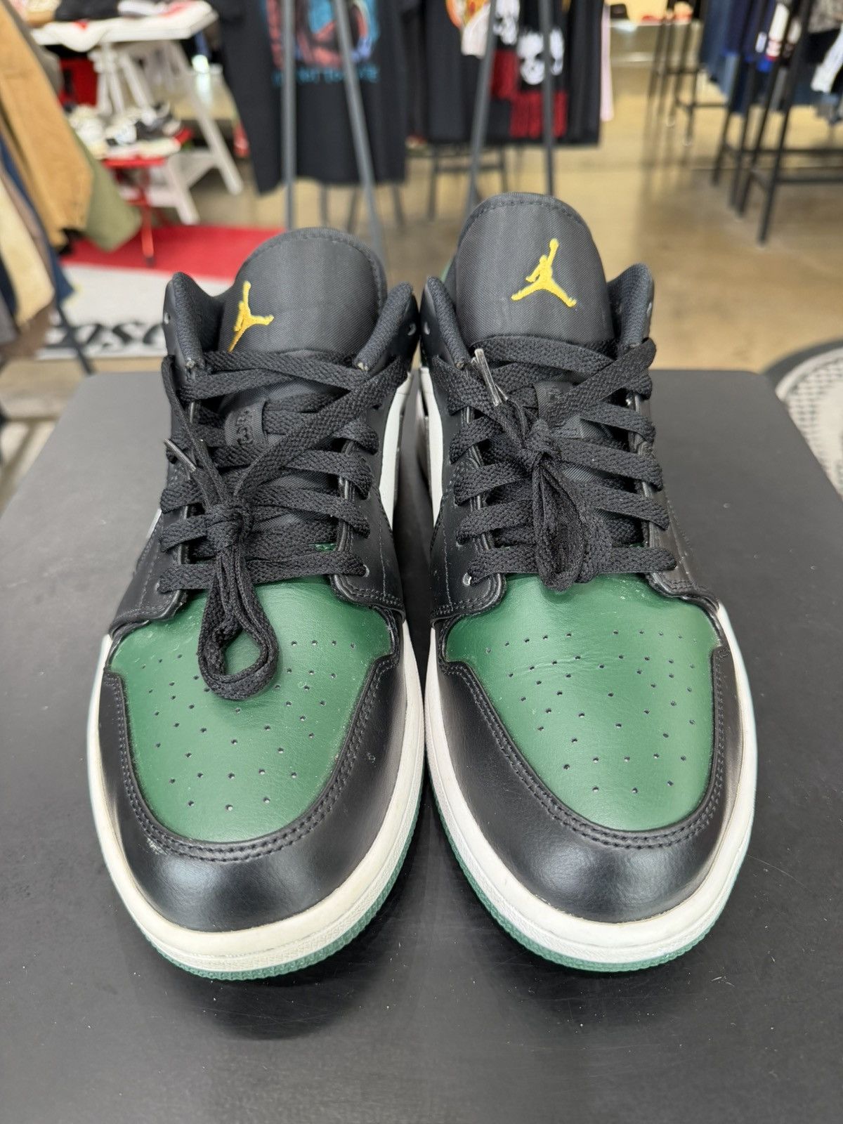 Jordan Brand Air Jordan 1 Low Green Toe Size 12 (2021) Size US 12 / EU 45 - 2 Thumbnail