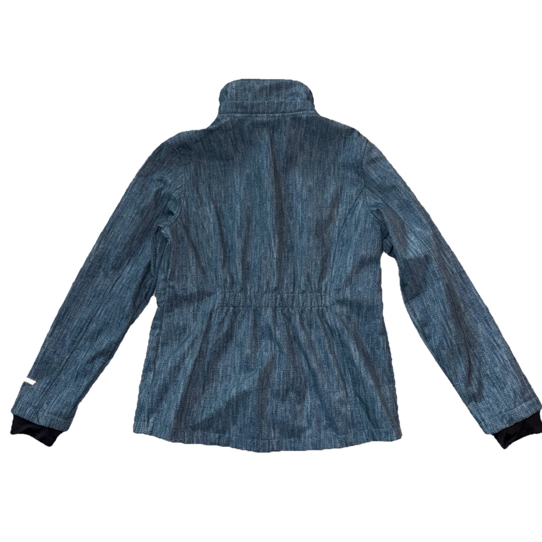 Free Country Free Country Jacket Teal Blue Full Zip Faux Fur Lined Women’s M Jacket, Short, Regular Fit, Zipper Pockets, Soft Shell, Herringbone, Outdoor, Classic Size M / US 6-8 / IT 42-44 - 2 Thumbnail