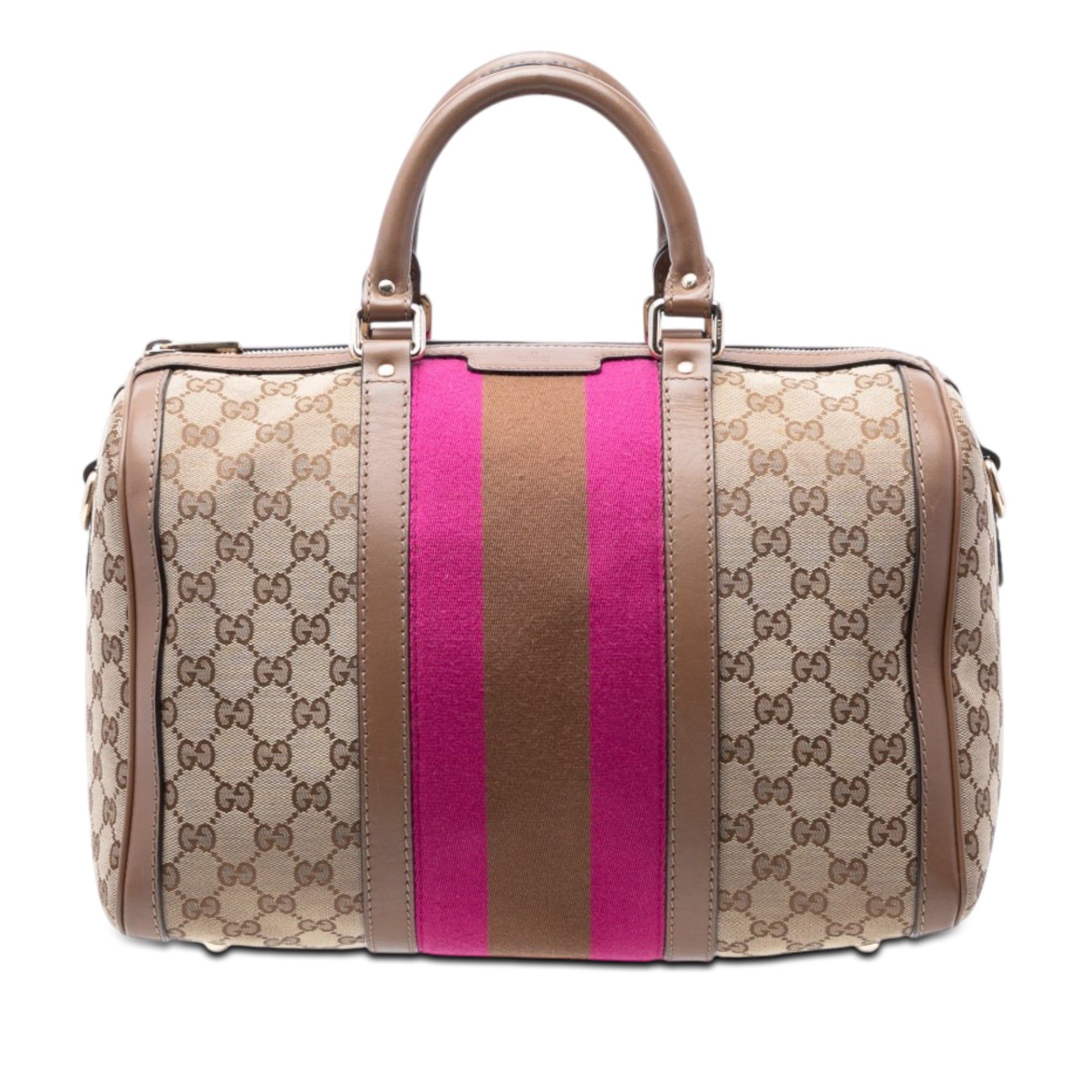 Gucci Medium GG Canvas Web Joy Boston Bag Size ONE SIZE - 1 Thumbnail
