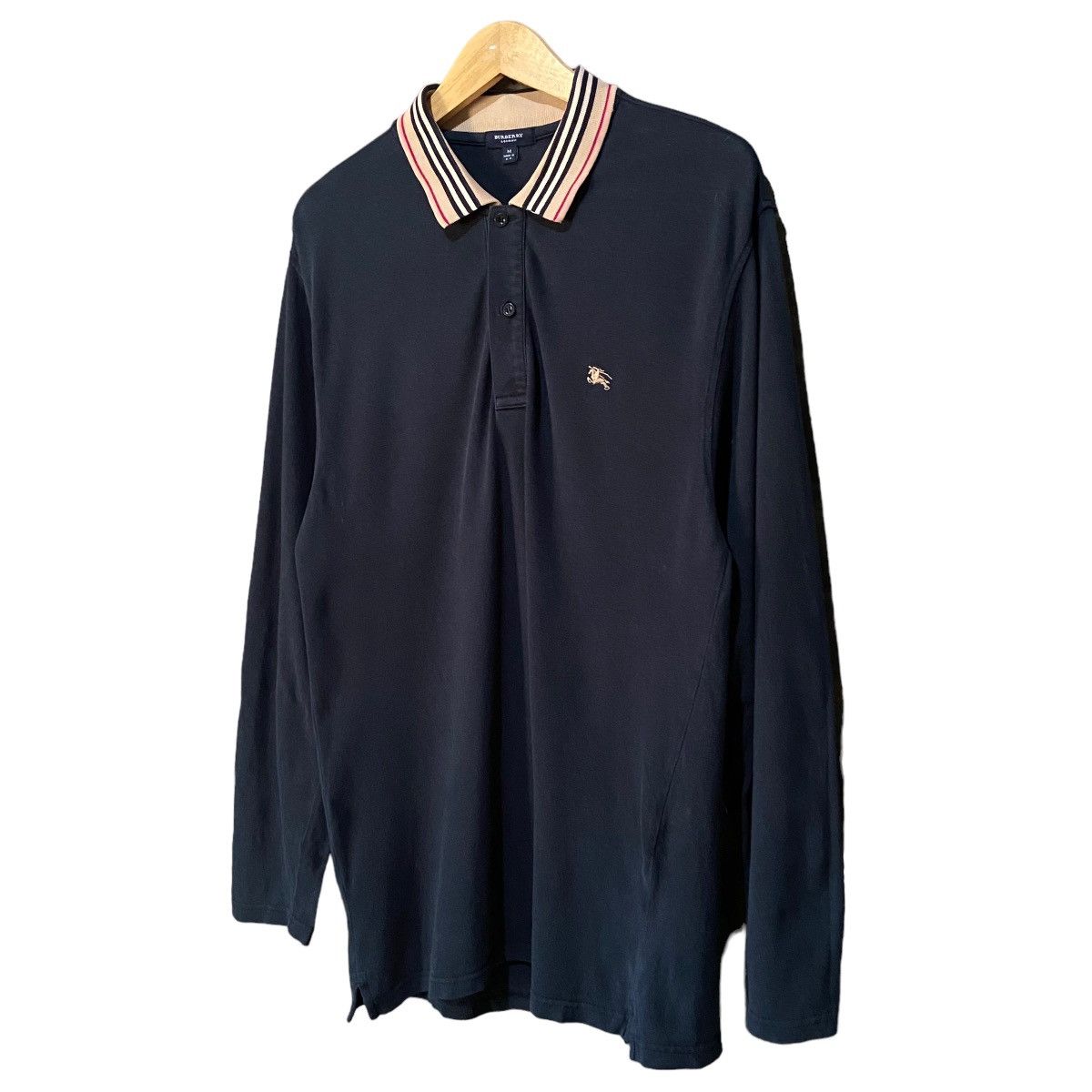Burberry Burberry Longsleeve Polo Size US M / EU 48-50 / 2 - 2 Thumbnail