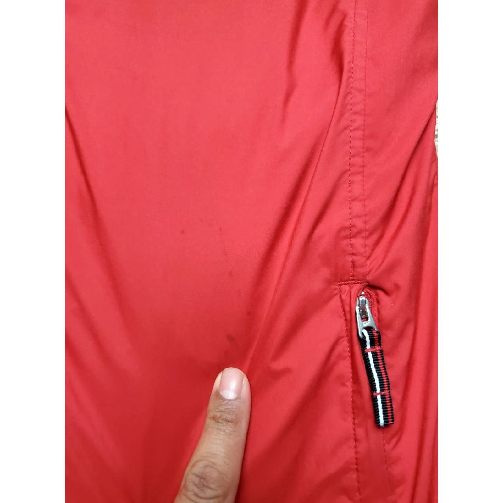 Nike VINTAGE Nike Trench Coat Womens Red Puffer Reflective Full Zip Snap Y2K Jacket Coat Long Sleeve XS/S Regular Mens, Womens Size S / US 4 / IT 40 - 6 Thumbnail