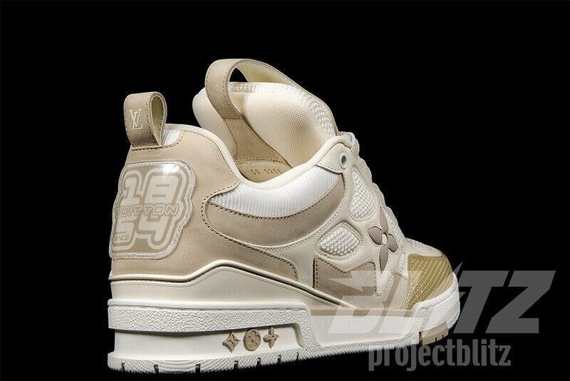 Louis Vuitton LOUIS VUITTON LV SKATE TRAINER SNEAKER BEIGE WHITE Size US 9 / EU 42 - 3 Thumbnail