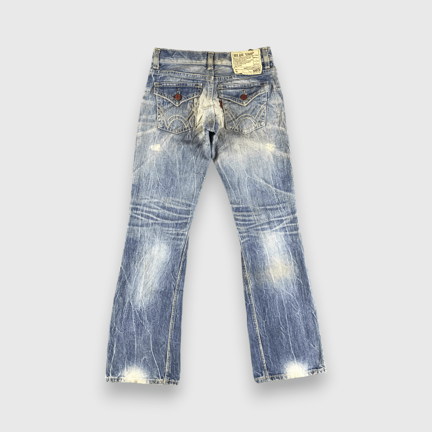Edwin Vintage Blue Wash Edwin 503 Flare Jeans-J2907 Size US 30 / EU 46 - 2 Thumbnail