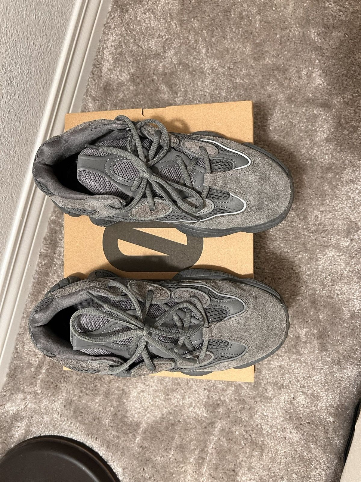 image of Adidas x Kanye West Yeezy 500 Granite Size 7.5 Men Shoes
