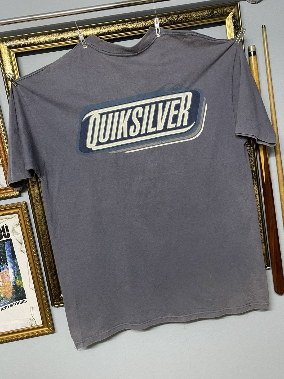 Quiksilver Vintage 1990s Single Stitch Quiksilver Surfing Nostalgia Tee Size US XL / EU 56 / 4 - 2 Thumbnail