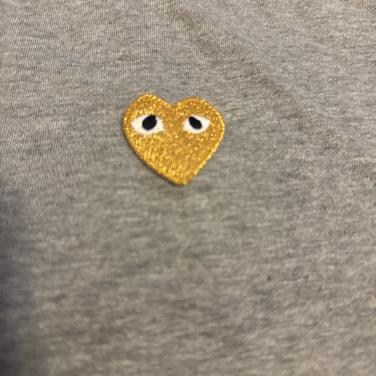 Comme des Garcons Grey Comme des Garçons Play T-shirt with yellow heart Size US XL / EU 56 / 4 - 2 Thumbnail
