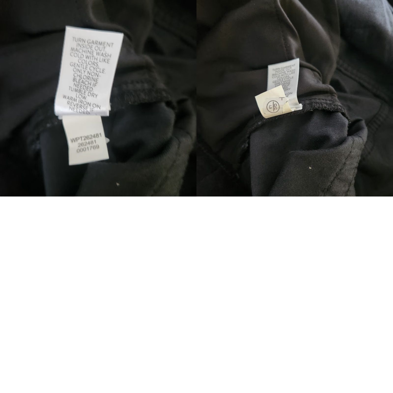 J. Jill J. Jill Black Velveteen High Rise Straight Leg 5 Pocket Pants-Size 16 (NWOT) - Women's Pant, Black, 5 Pocket, High Rise, Straight, NWOT Size 38" / US 16 / IT 52 - 8 Thumbnail